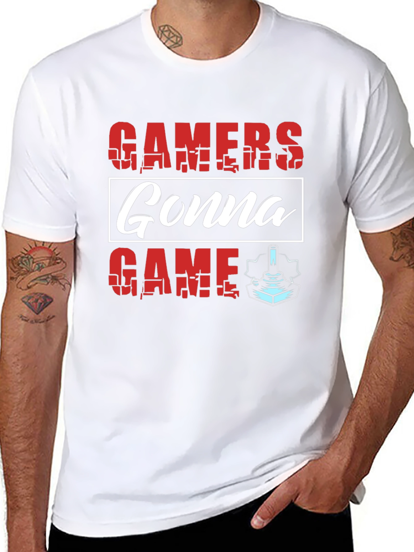 Gamers Gonna Game T-Shirt - Retro Gaming Tee