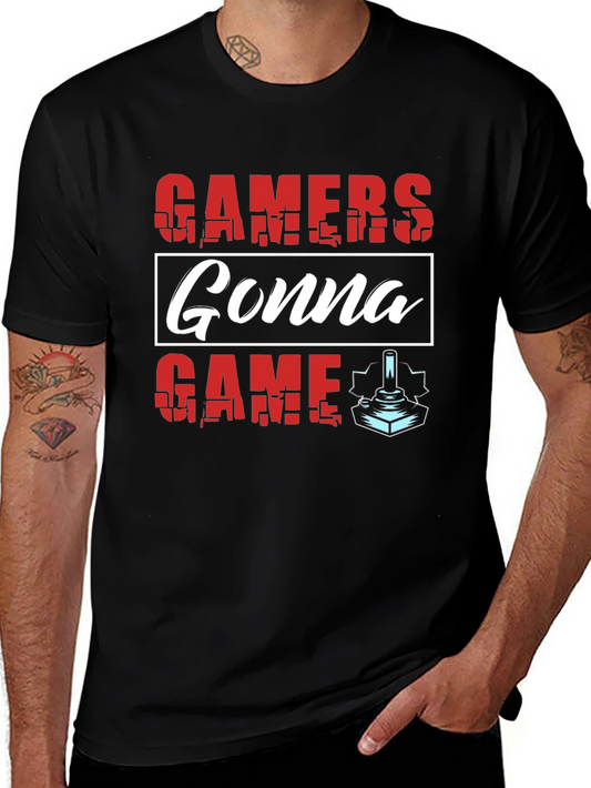 Gamers Gonna Game T-Shirt - Retro Gaming Tee