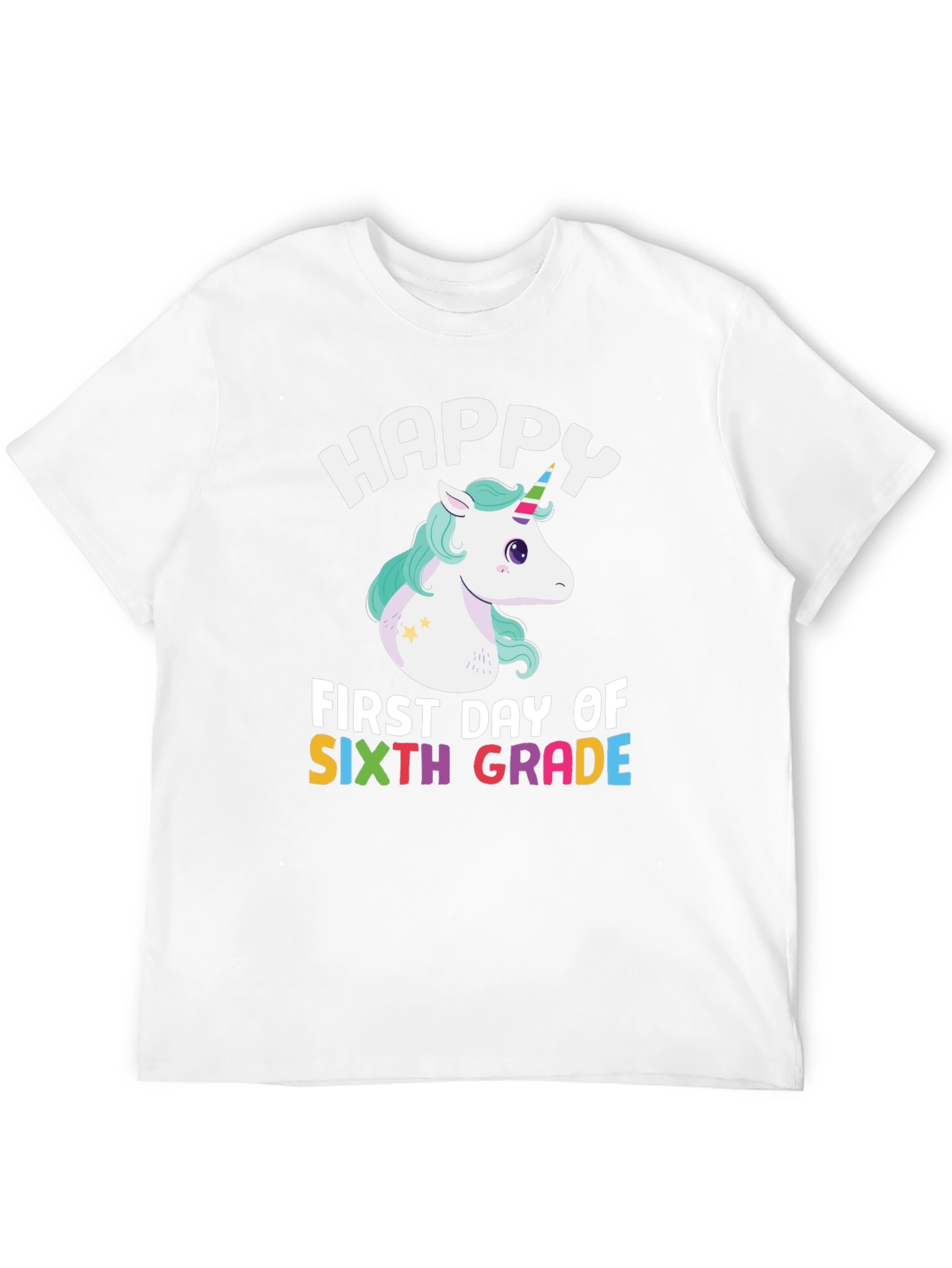 Happy 6th Grade Unicorn T-Shirt