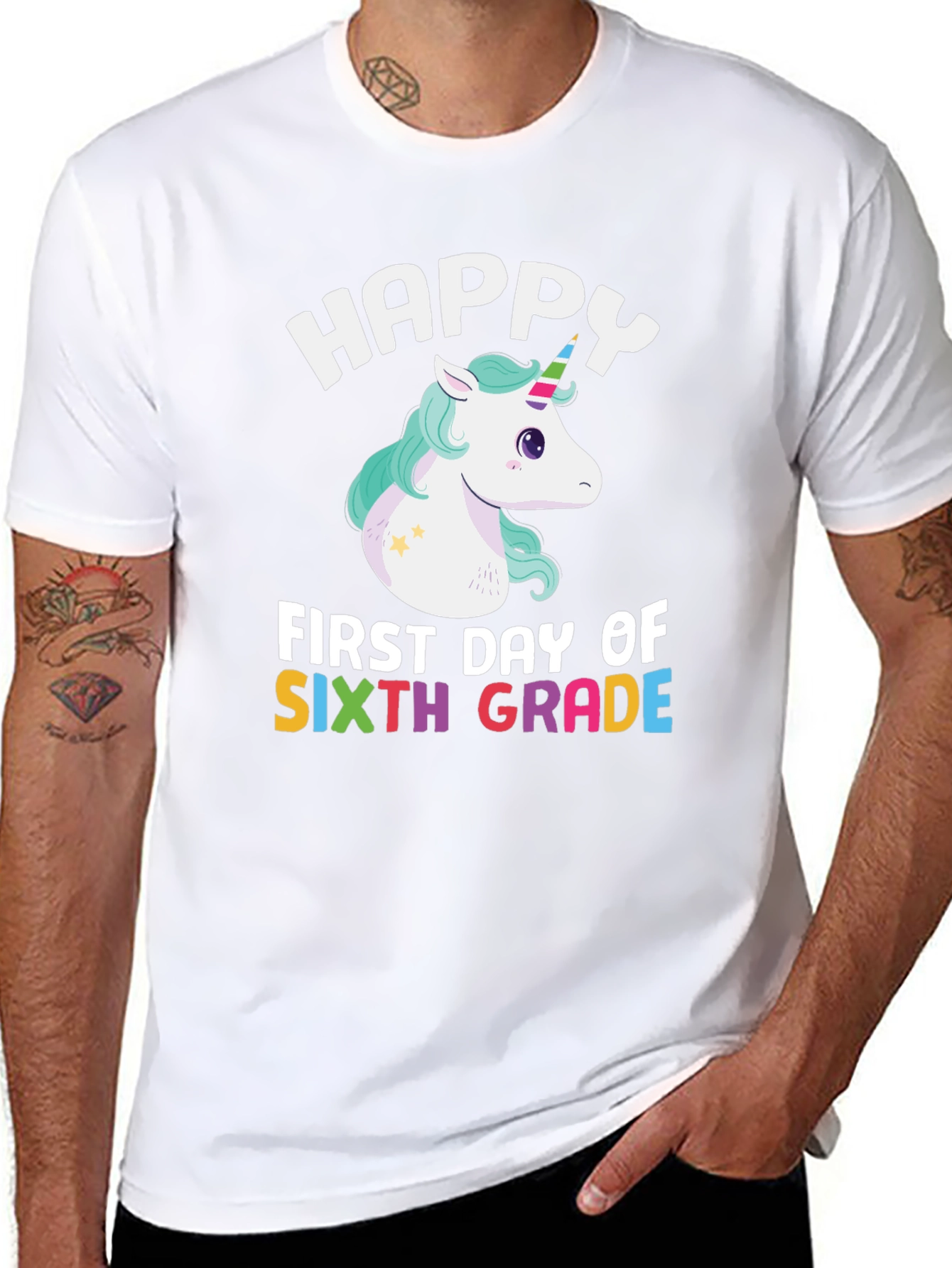 Happy 6th Grade Unicorn T-Shirt