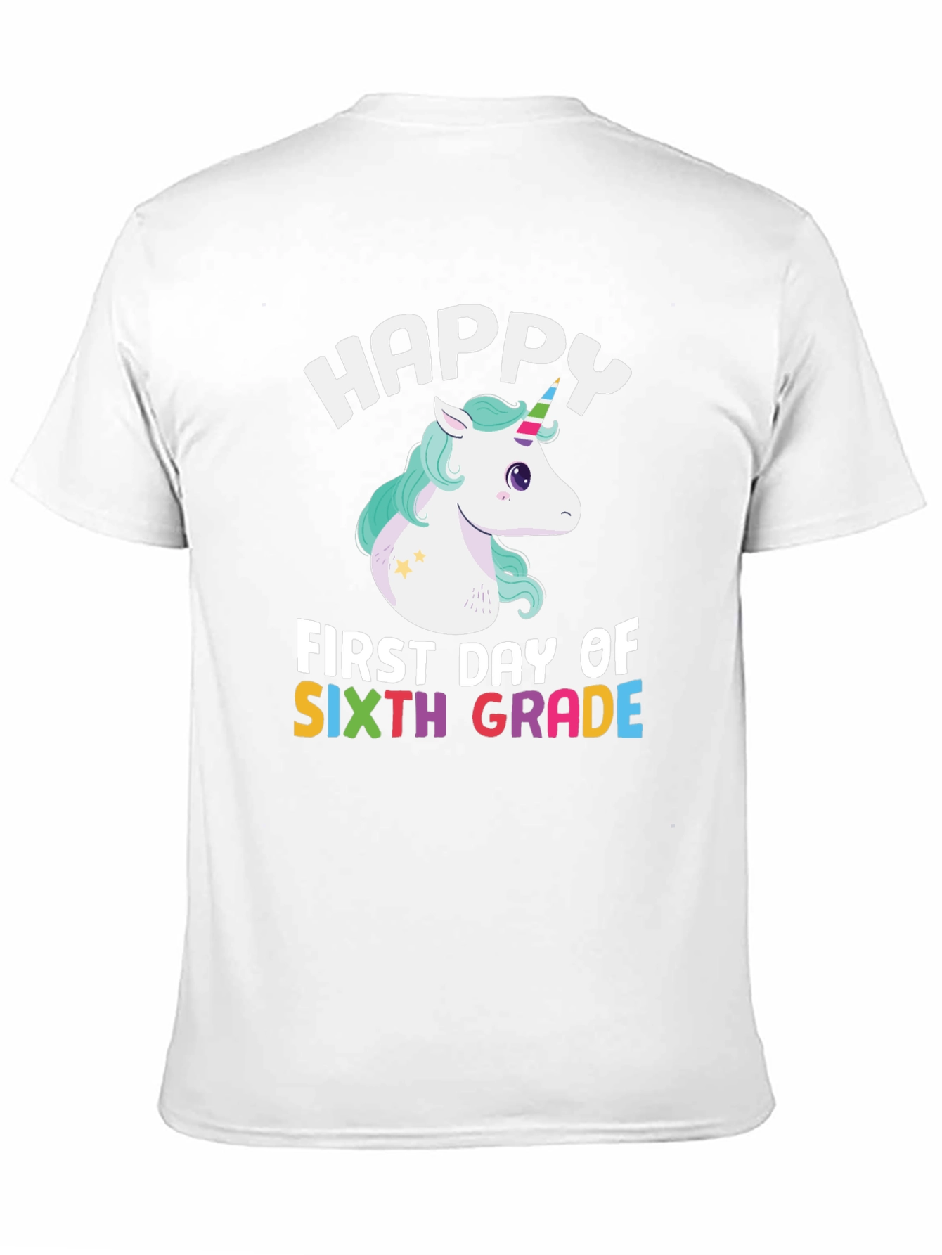 Happy 6th Grade Unicorn T-Shirt