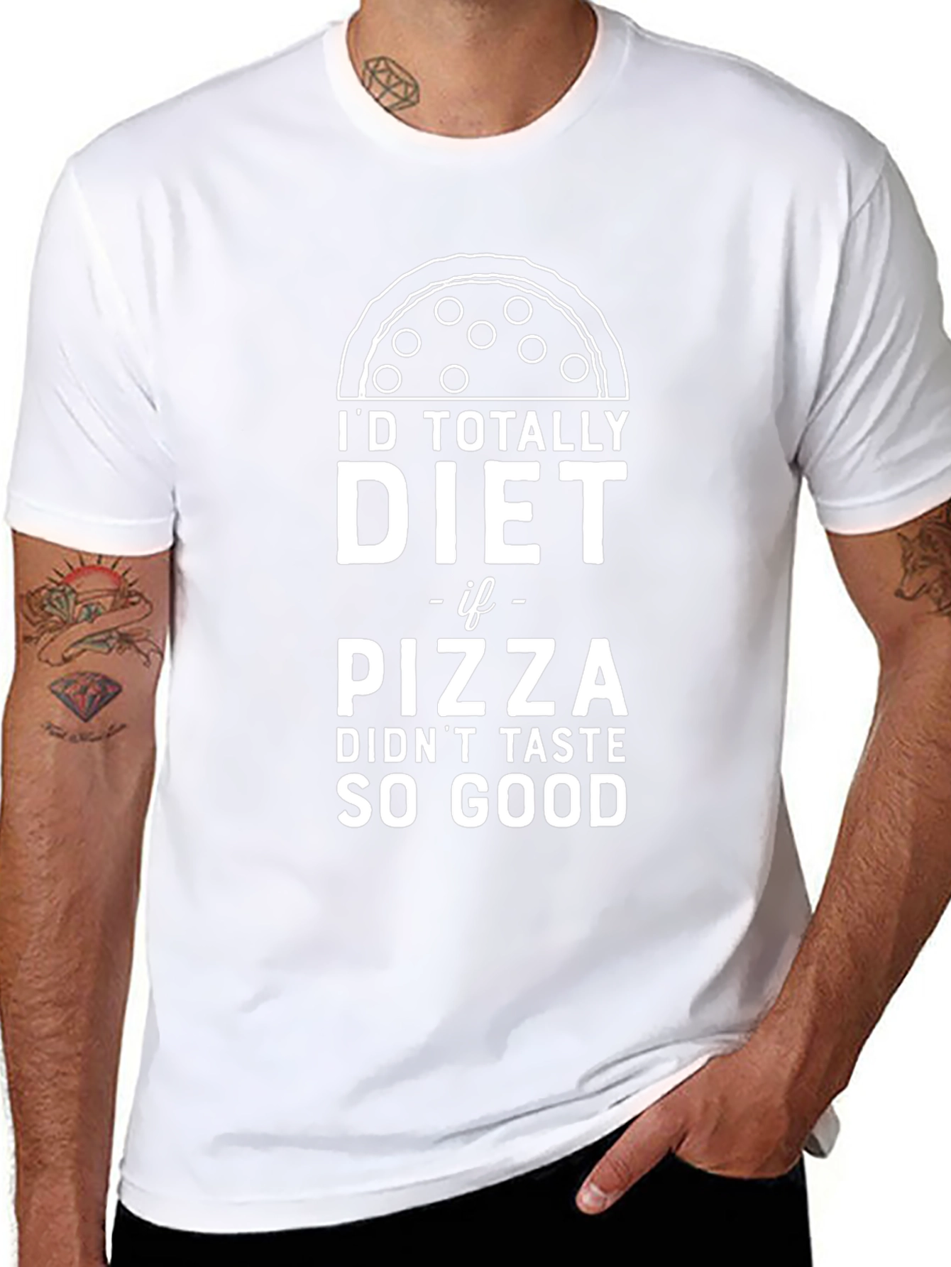 Funny Pizza Diet T-Shirt - Foodie Tee