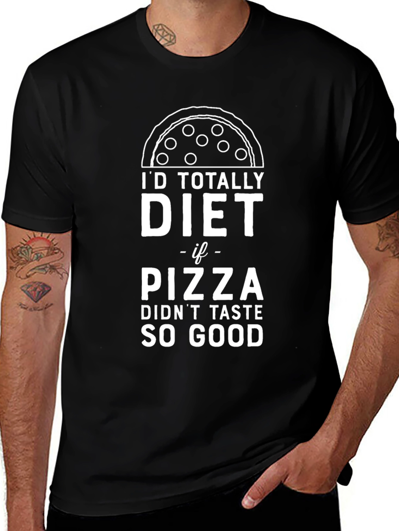 Funny Pizza Diet T-Shirt - Foodie Tee