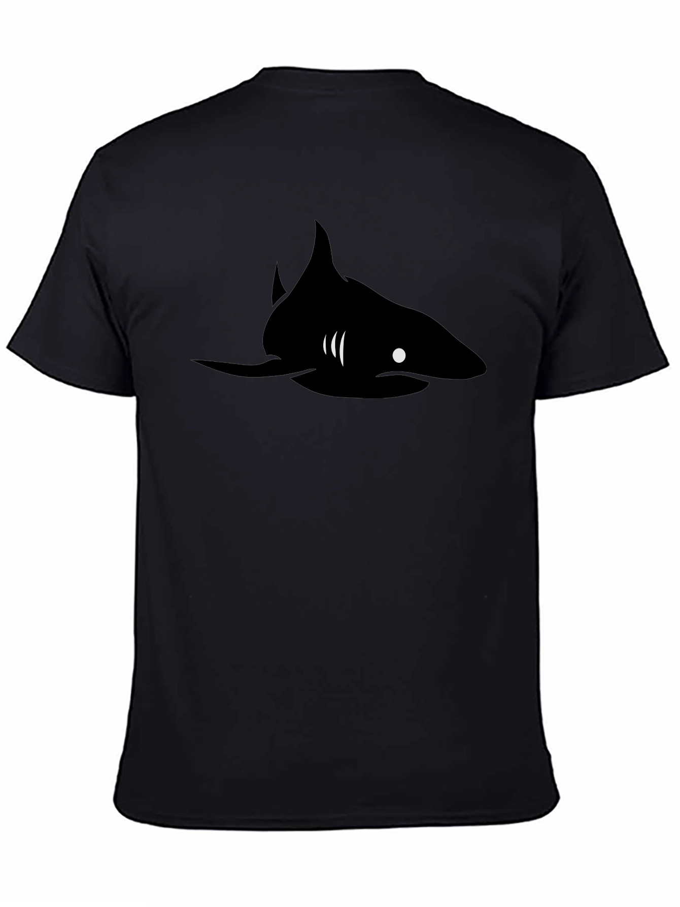Black Shark Graphic Tee - Stylish Mens T-Shirt