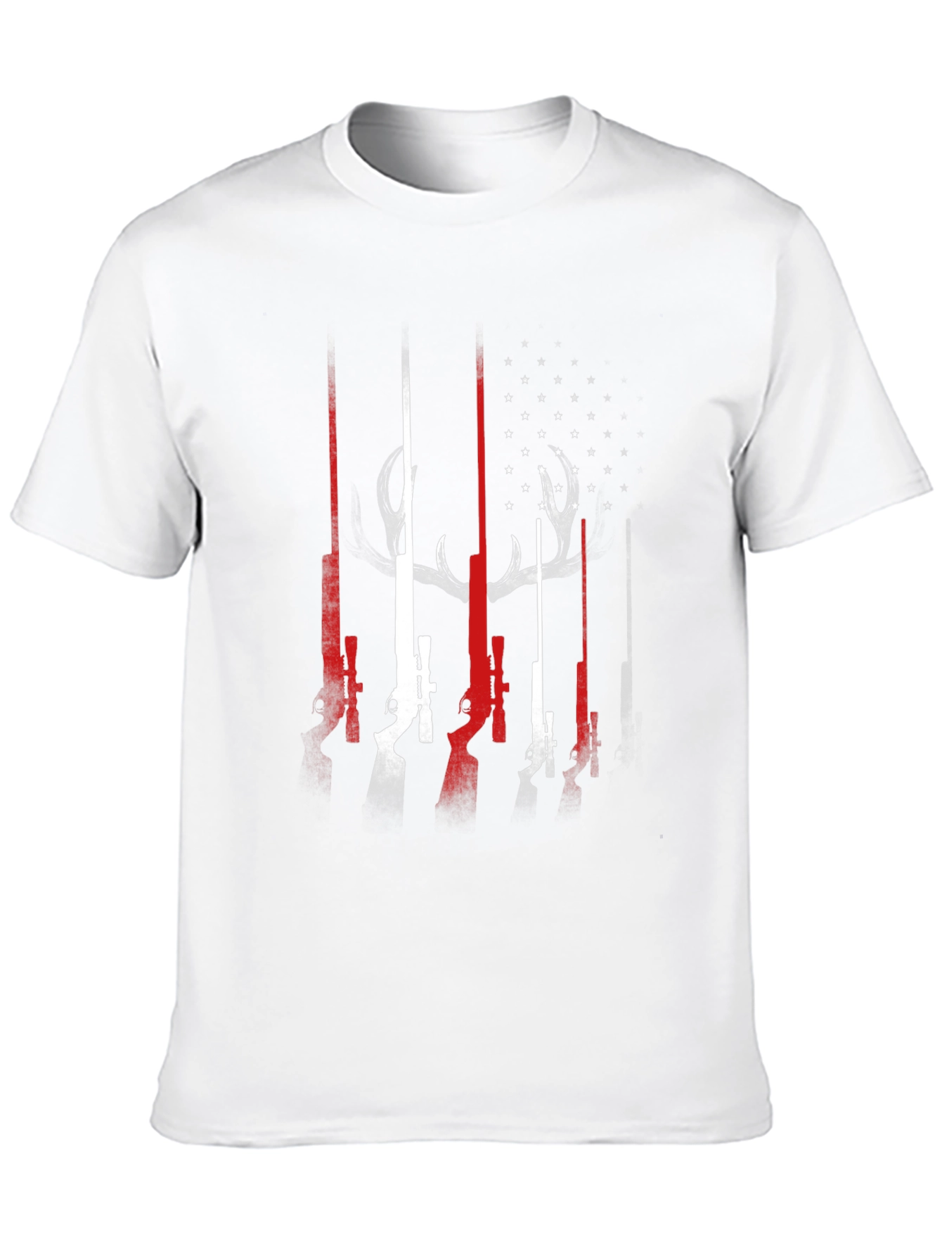 Hunting Flag Graphic Tee - Mens Black T-Shirt