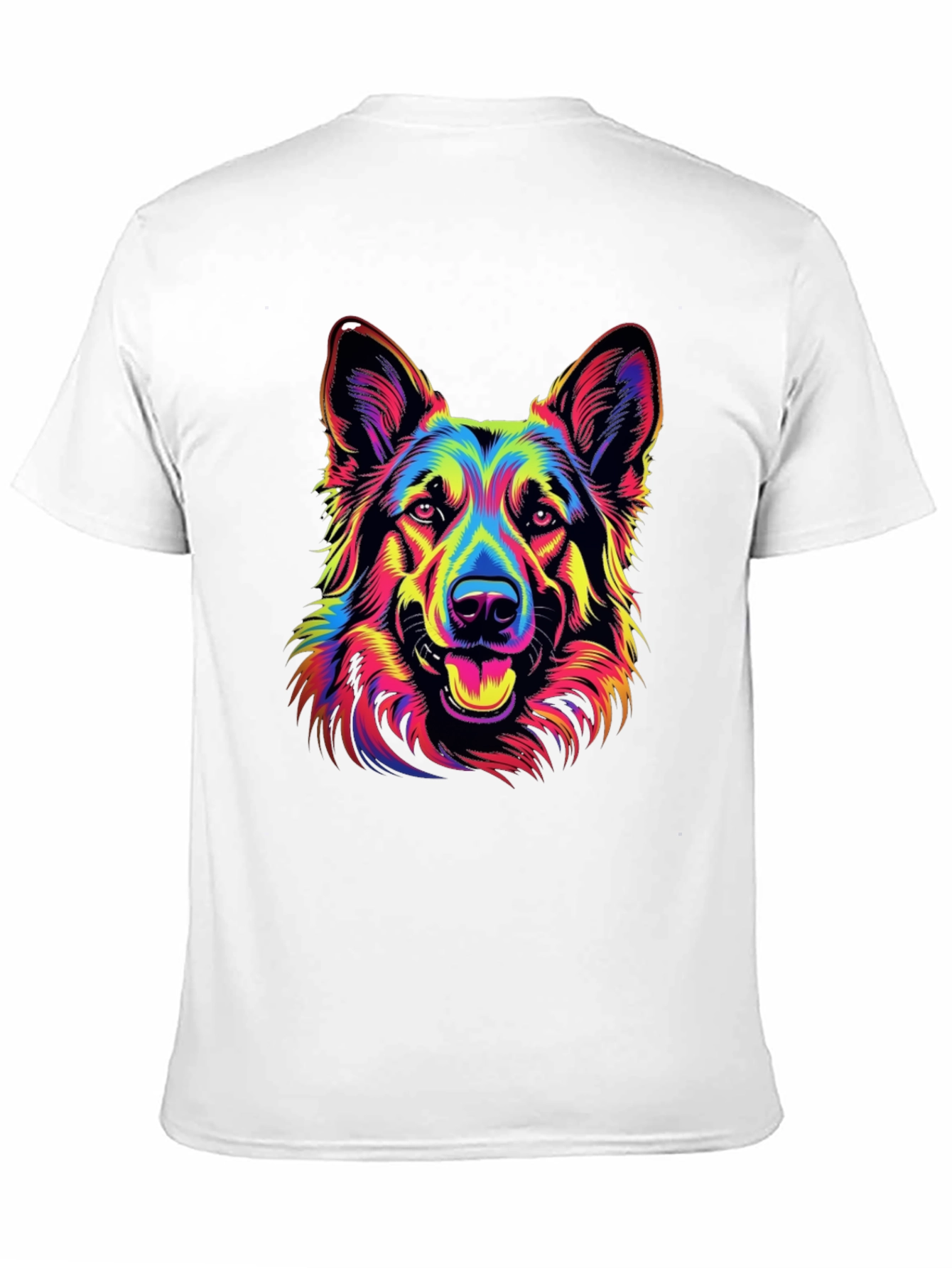 Neon German Shepherd Graphic Tee