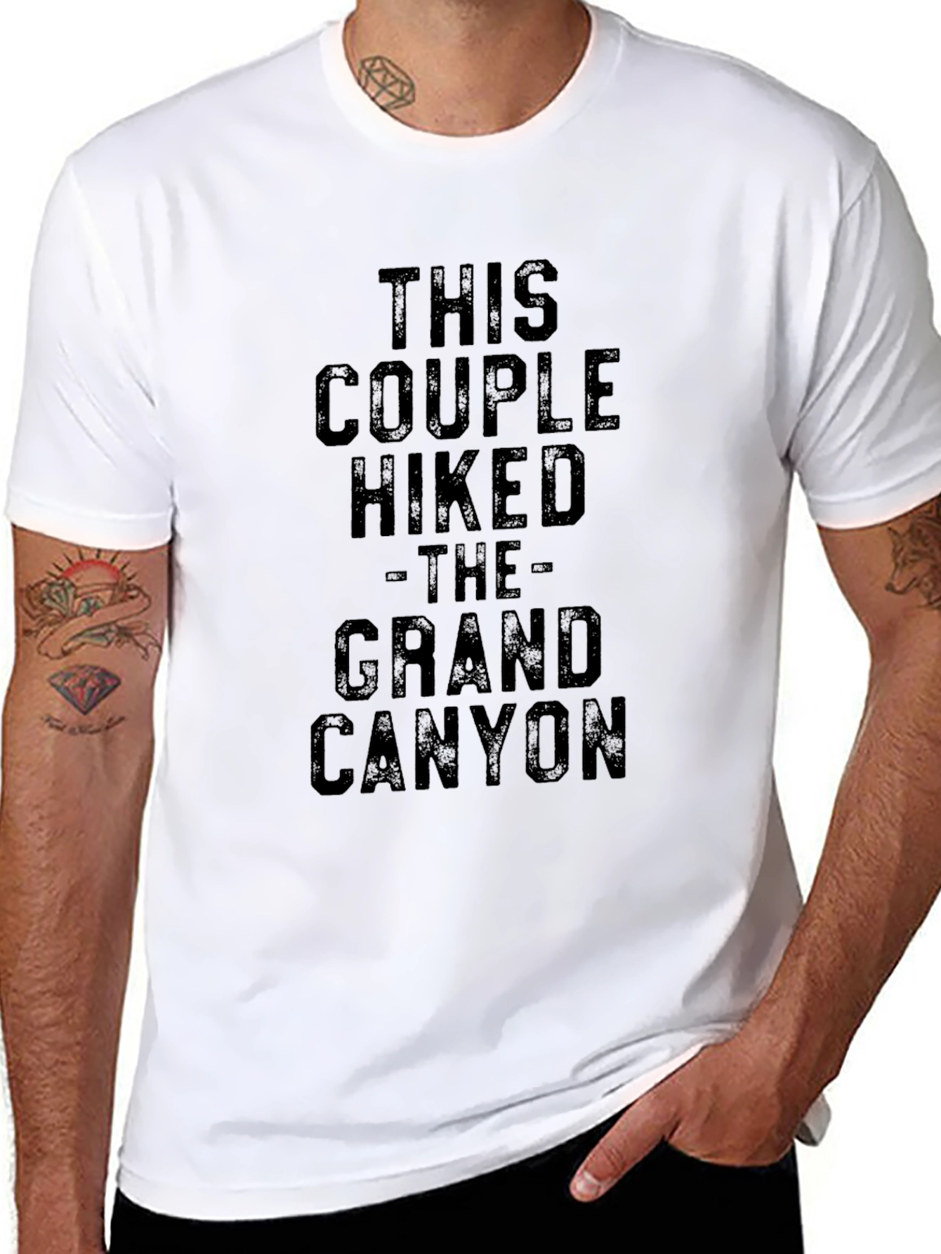 Grand Canyon Hike Couple T-Shirt