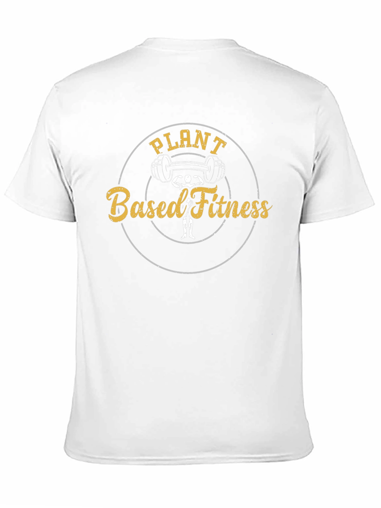 Plant Based Fitness T-Shirt Gym Workout Tee