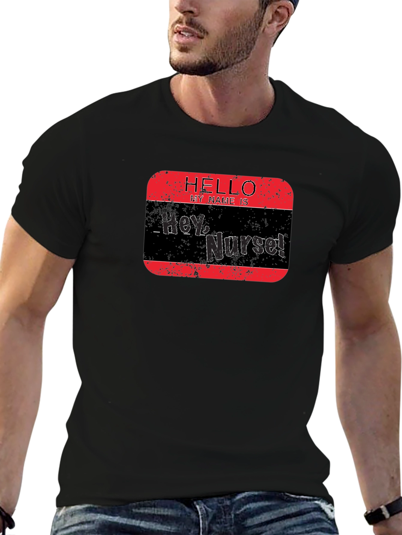 Hey Nurse! Novelty Graphic Tee