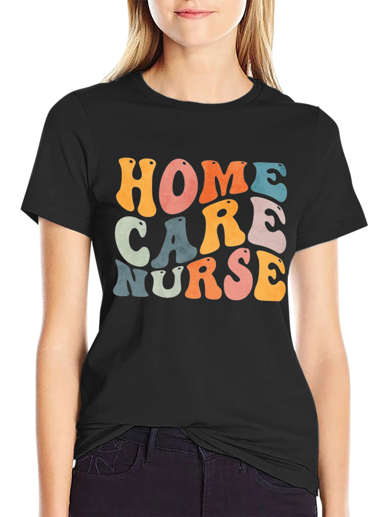 Home Care Nurse Retro T-Shirt