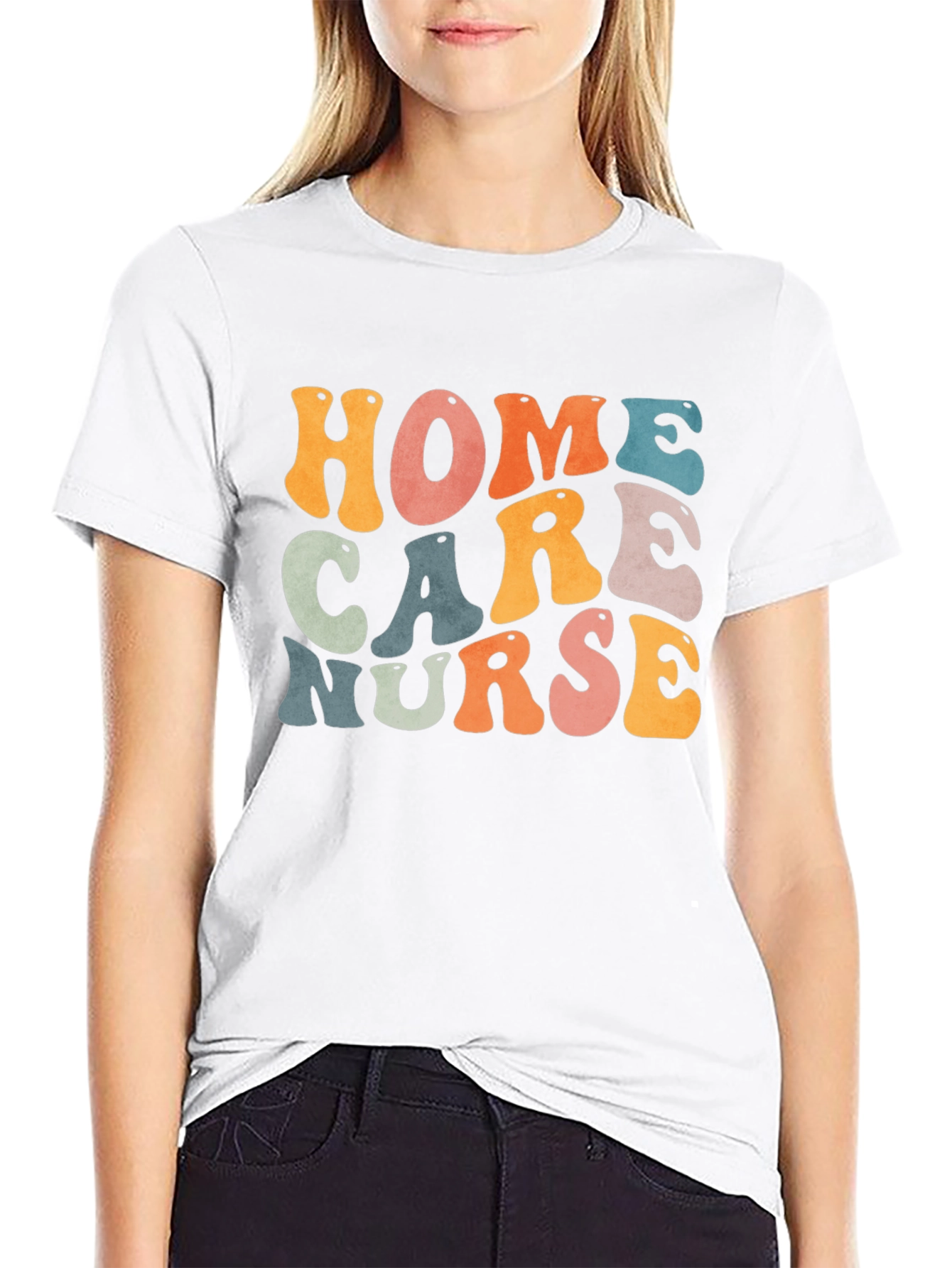 Home Care Nurse Retro T-Shirt