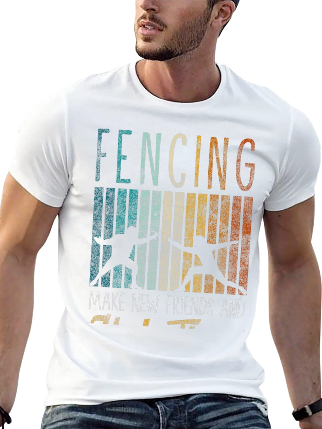 Fencing Make New Friends T-Shirt
