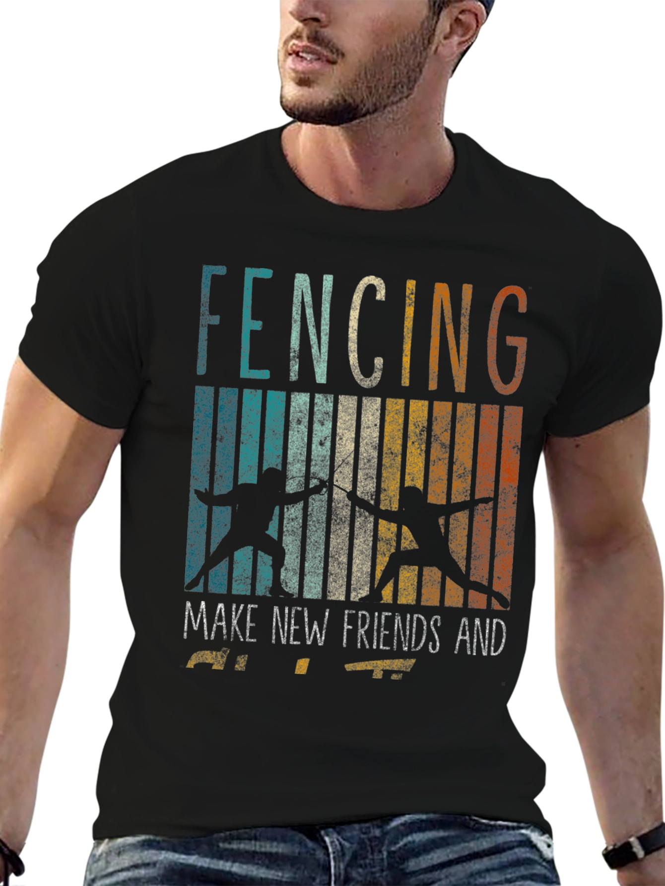 Fencing Make New Friends T-Shirt