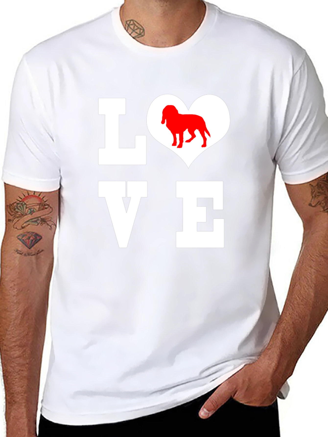 Love Dog T-Shirt - Pet Lover Tee