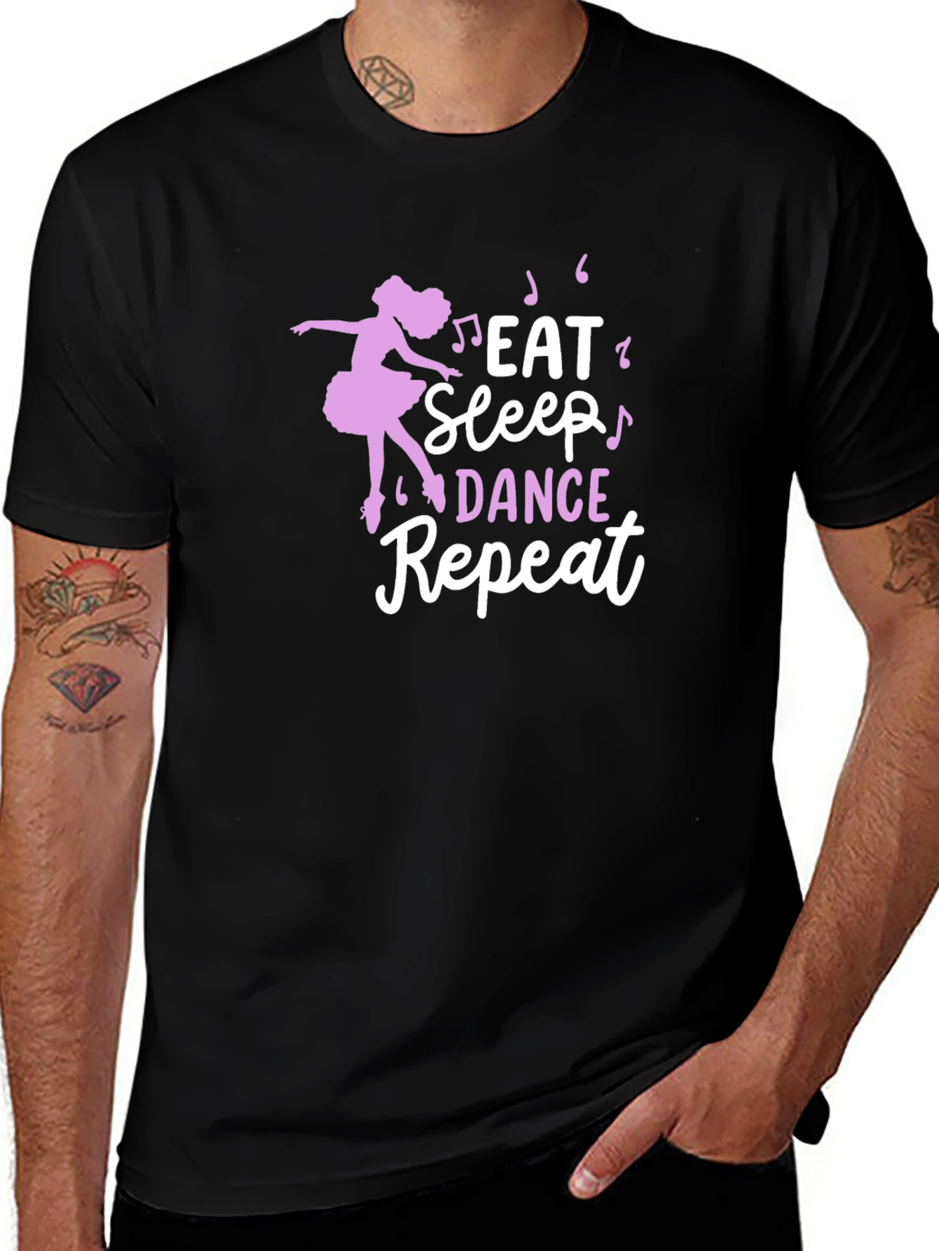 Eat Sleep Dance Repeat Graphic Tee