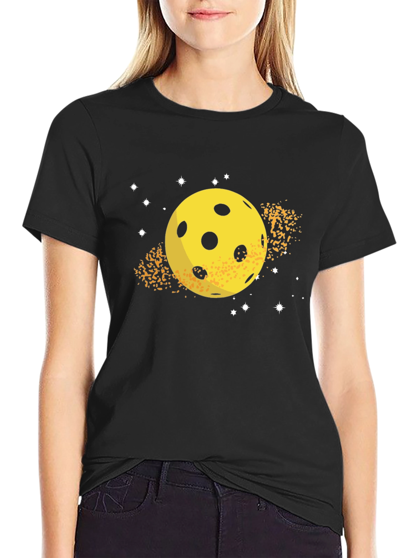 Pickleball Planet T-Shirt - Outer Space Design