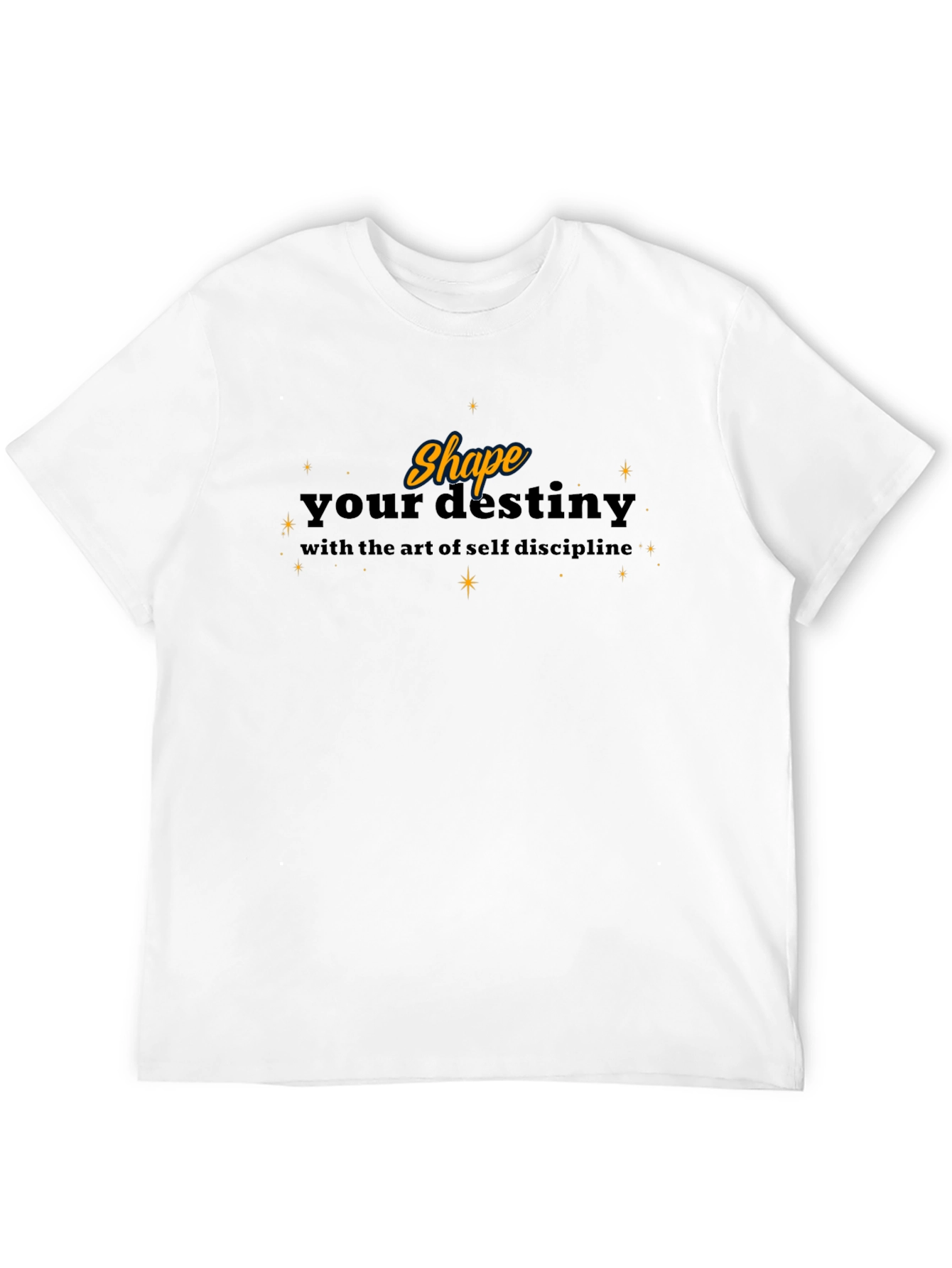 Shape Your Destiny Black Graphic Tee