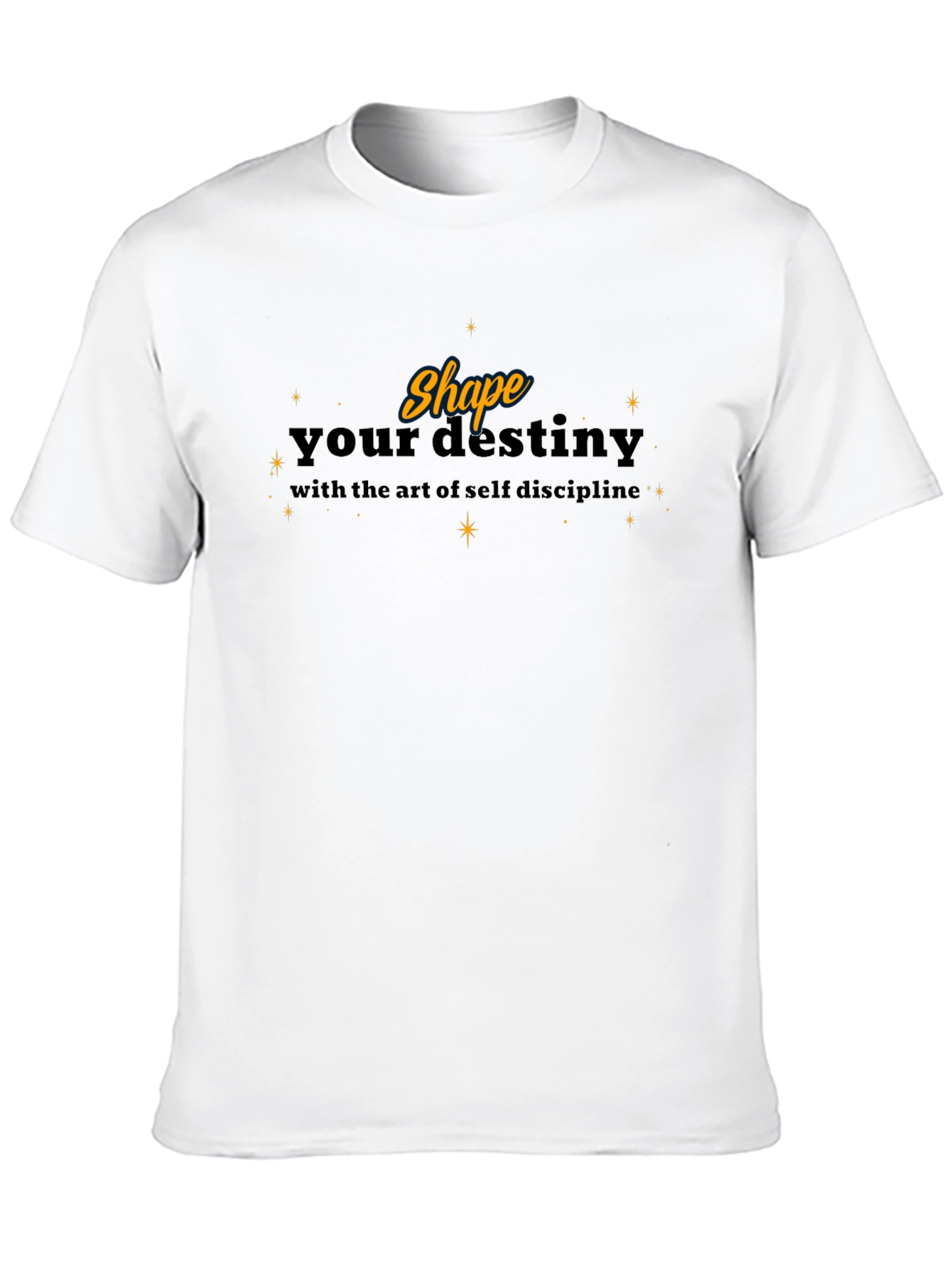Shape Your Destiny Black Graphic Tee