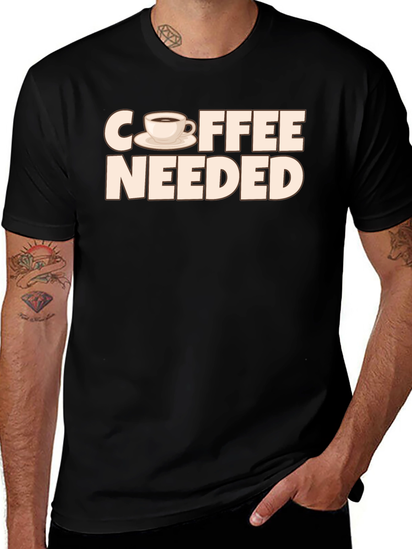 Coffee Needed T-Shirt - Unisex Crew Neck Tee