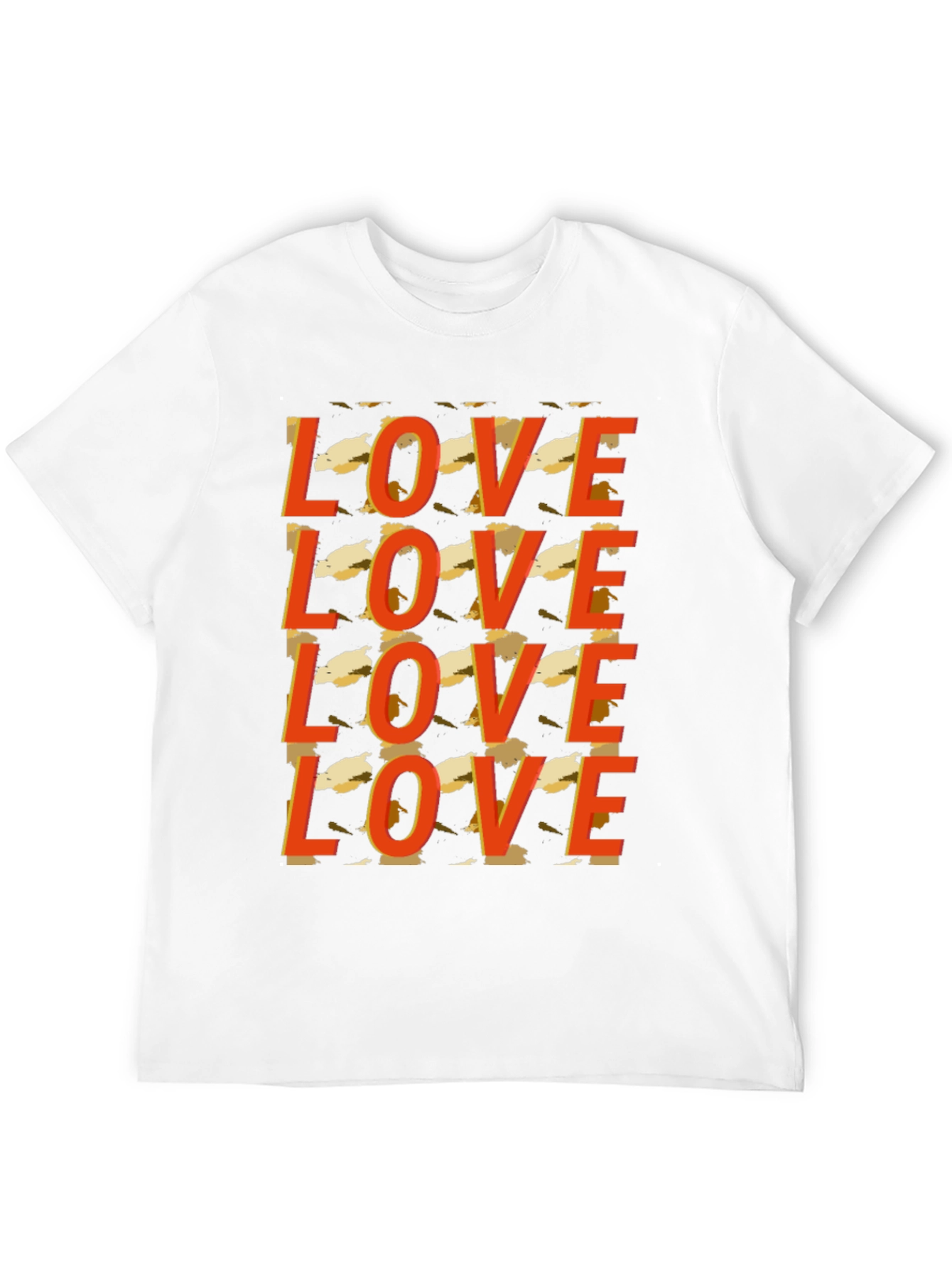 Love Graphic Print Black Tee