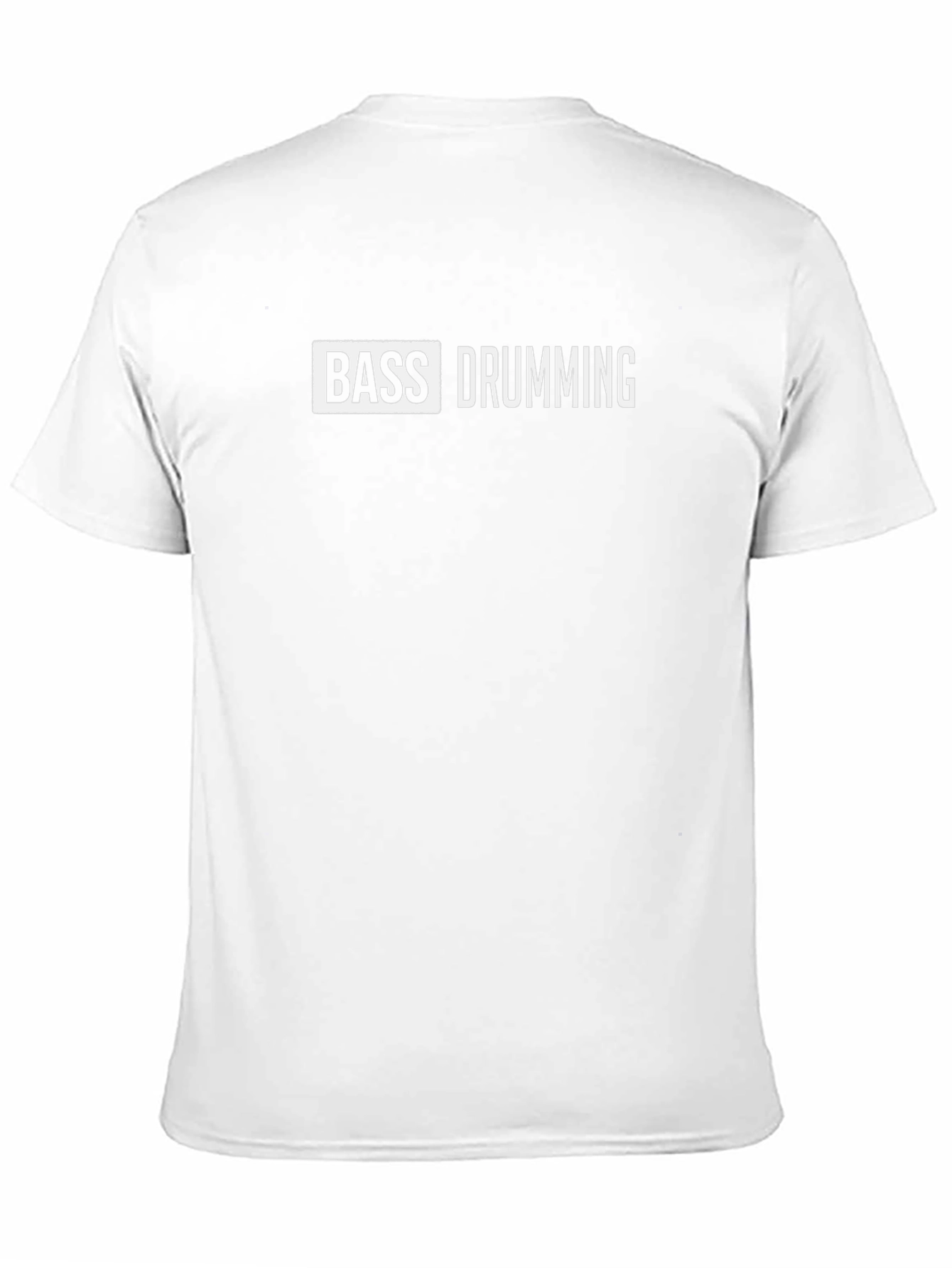 Bass Drumming Graphic Tee - Black Cotton