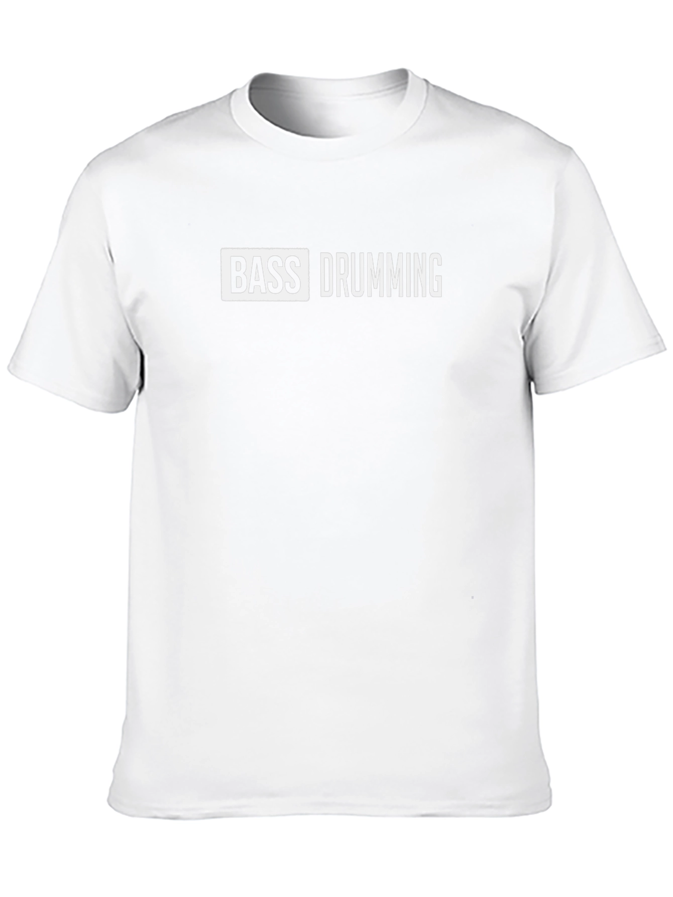 Bass Drumming Graphic Tee - Black Cotton