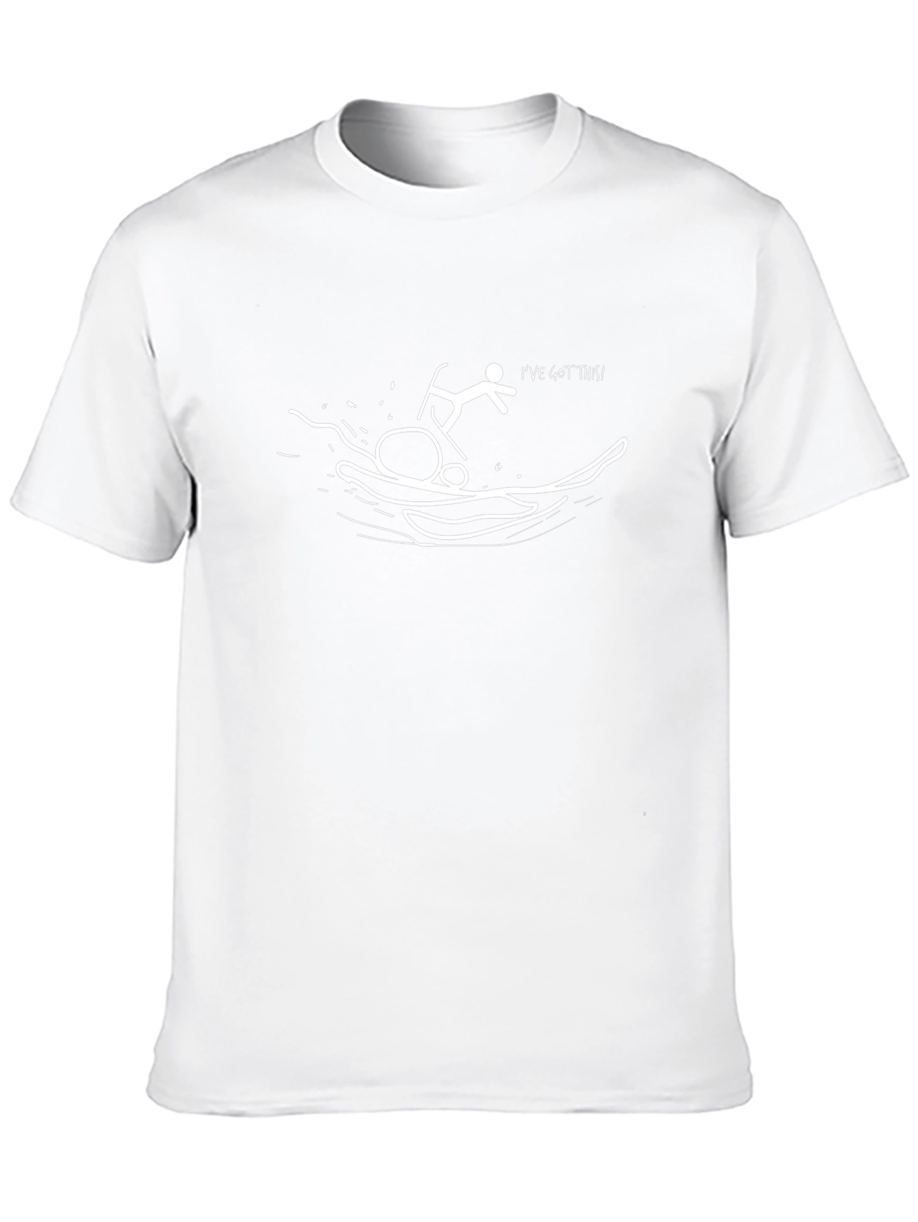 Ive Got This! Funny Waterskiing Black T-Shirt