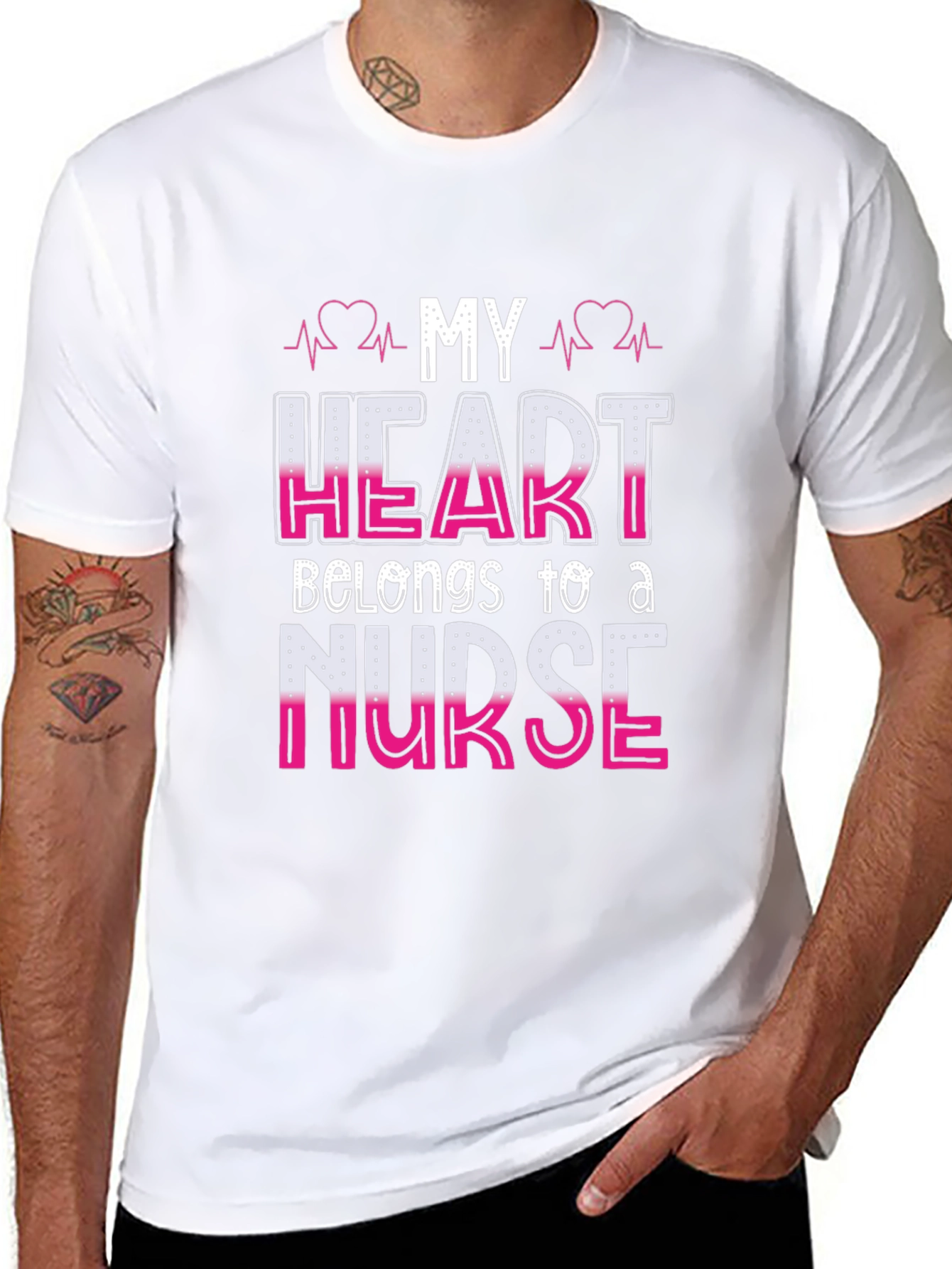 My Heart Belongs to a Nurse T-Shirt