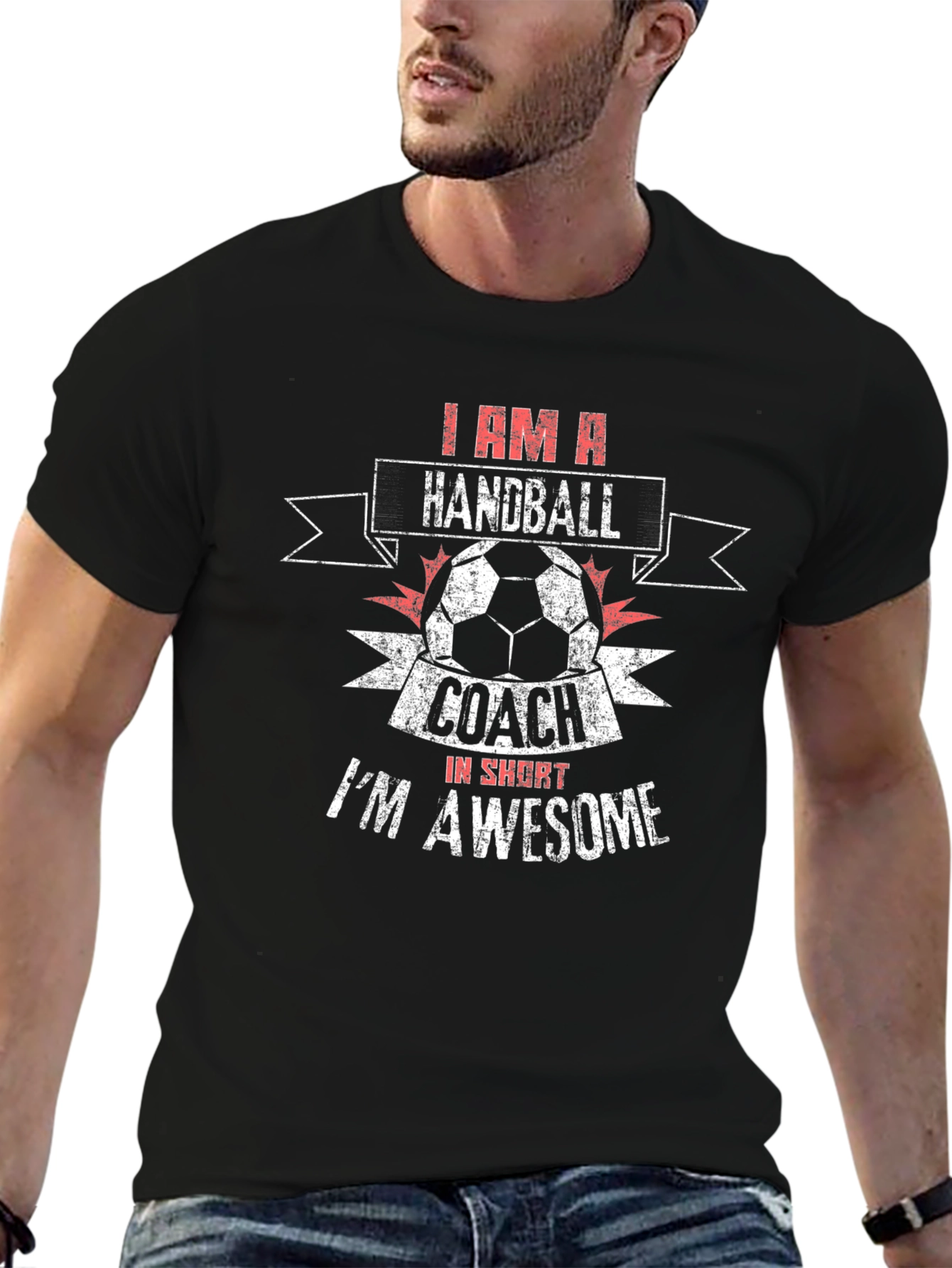 Handball Coach T-Shirt - Im Awesome