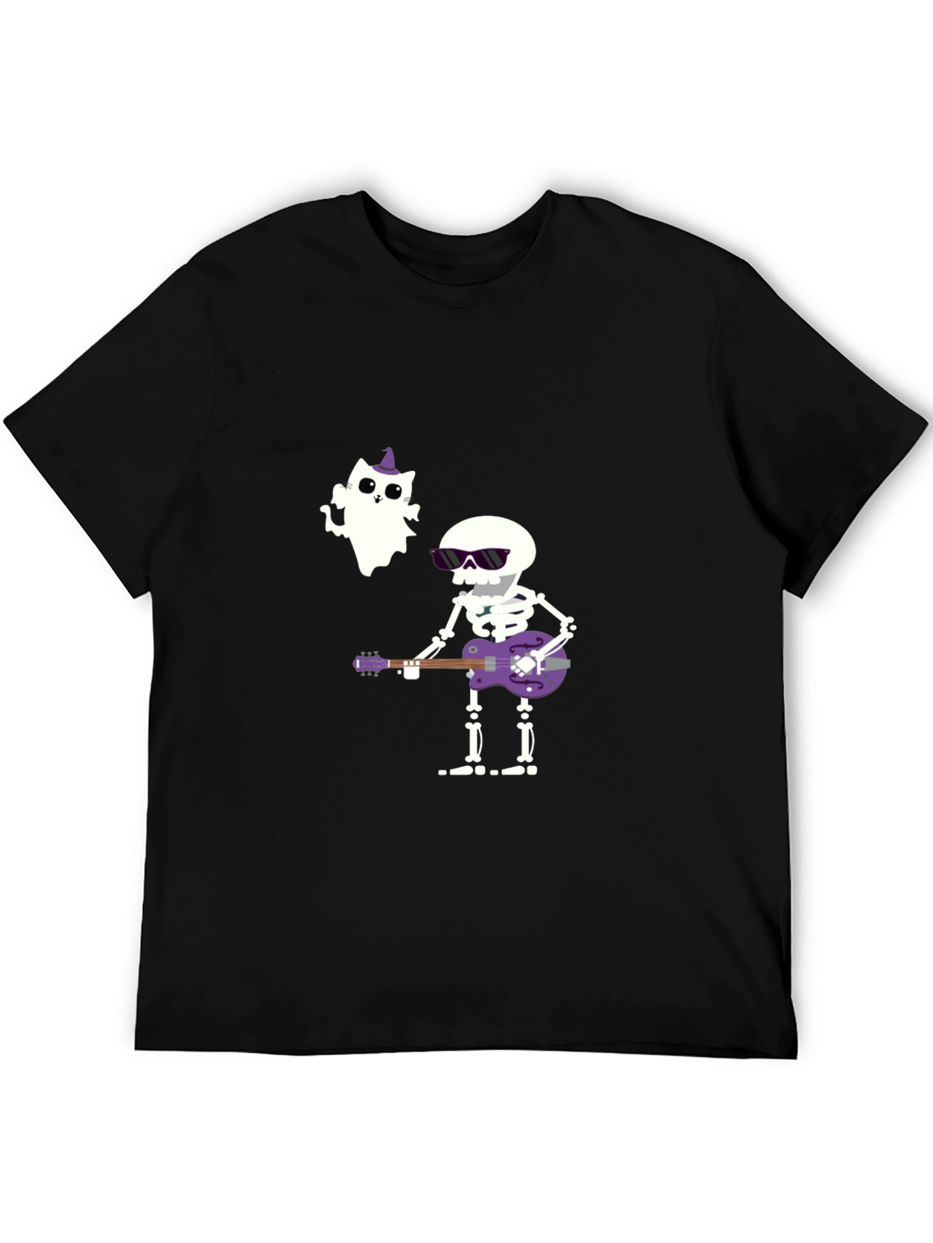 Halloween Skeleton Guitar T-Shirt
