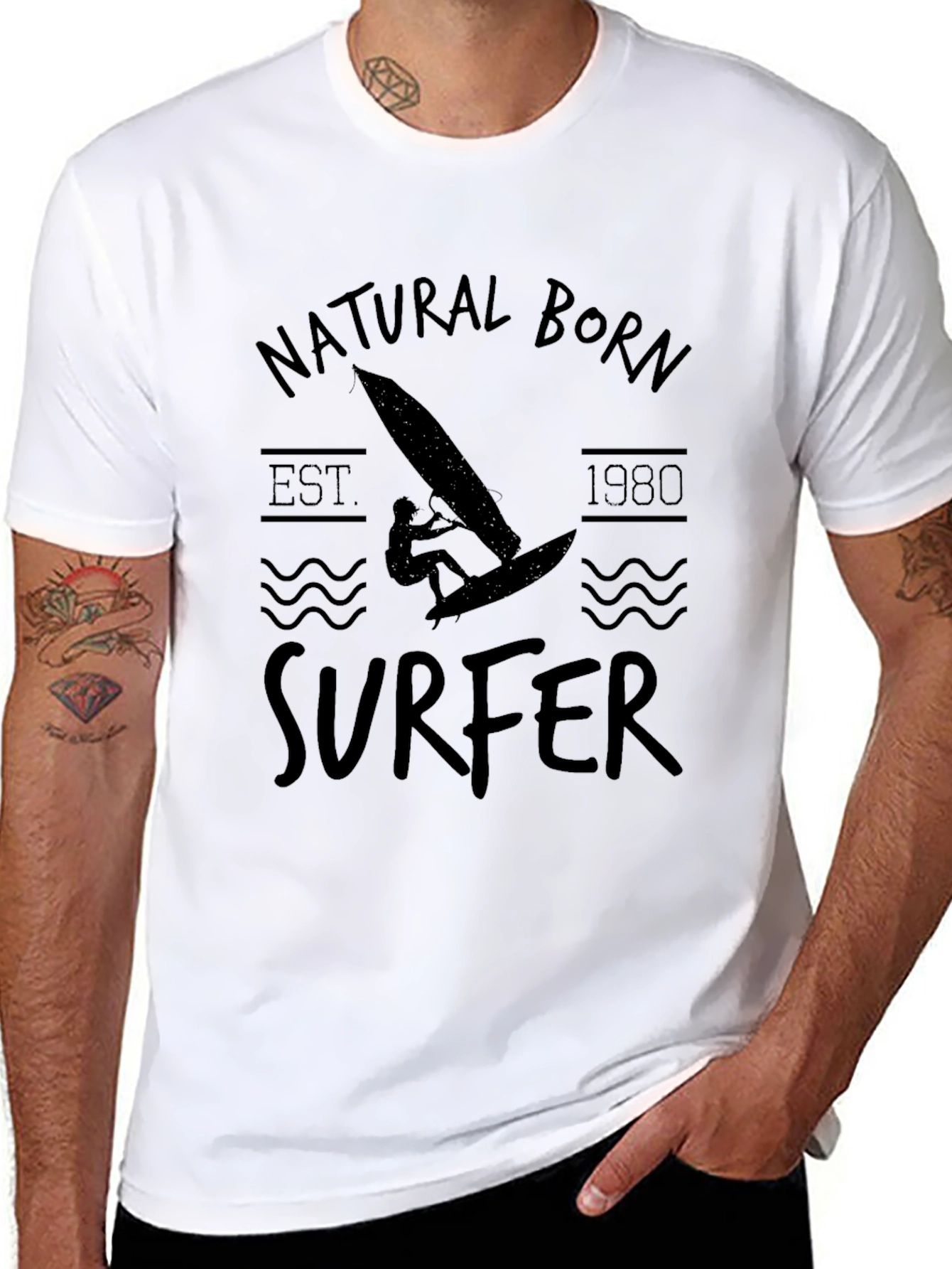 Natural Born Surfer Tee - Est. 1980