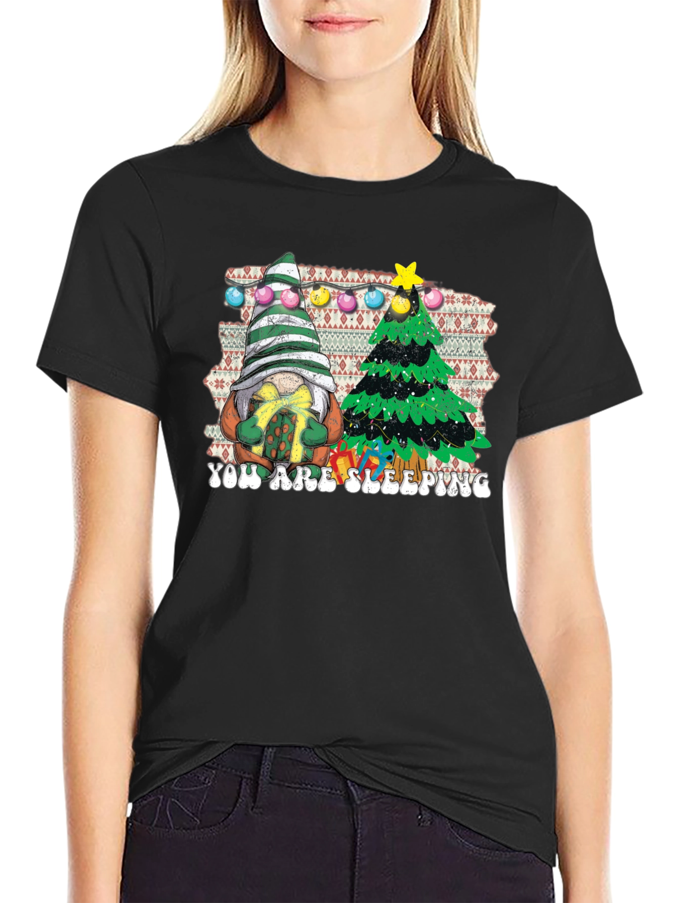 Festive Gnome Christmas T-Shirt