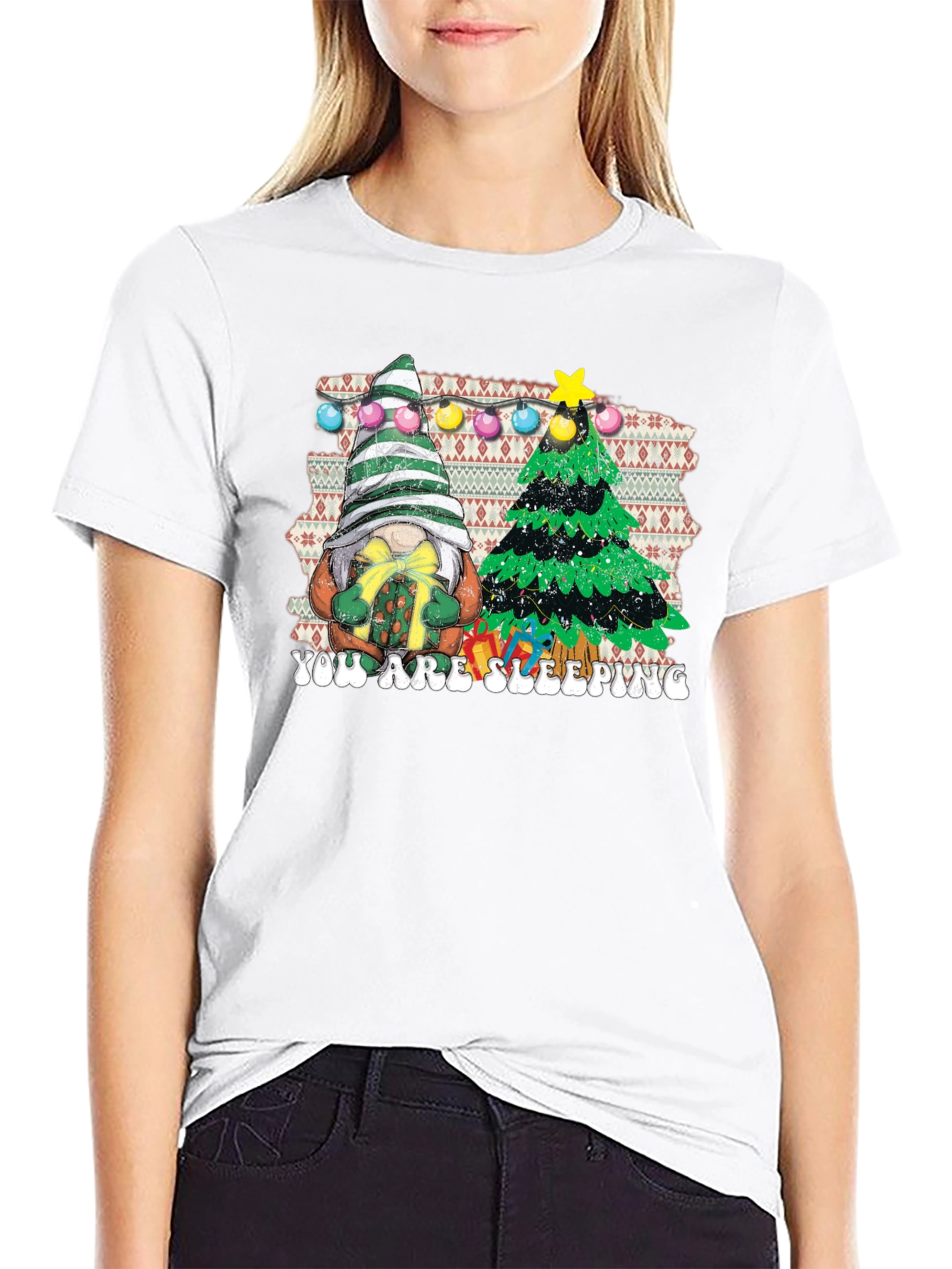 Festive Gnome Christmas T-Shirt