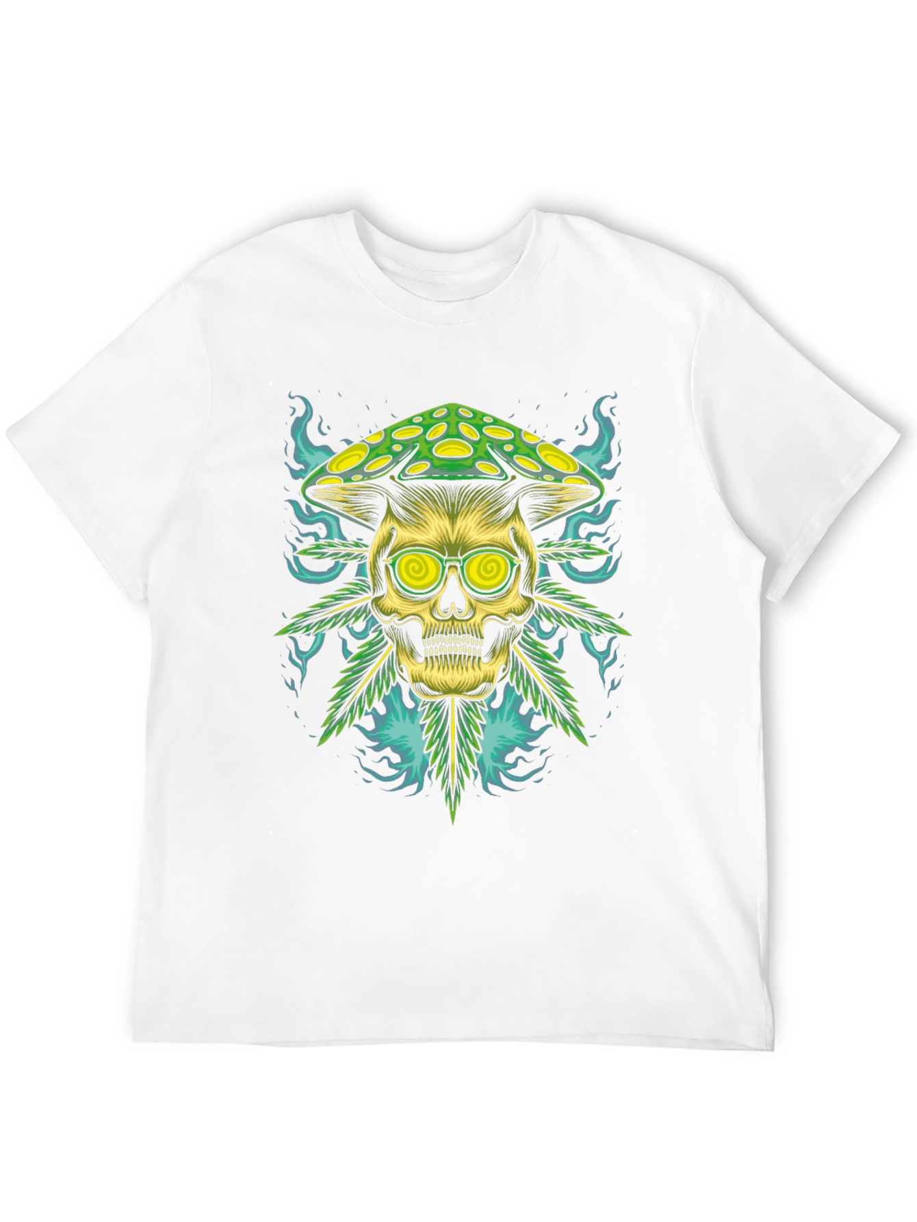 Skull Mushroom Graphic Tee - Unique & Edgy