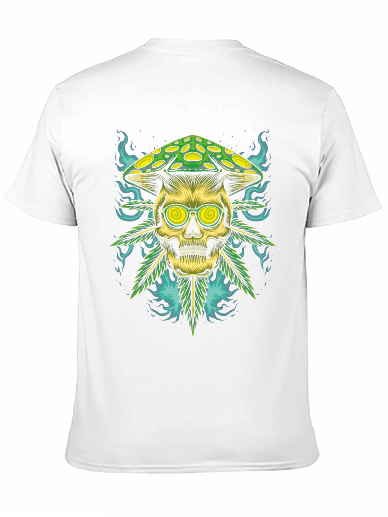 Skull Mushroom Graphic Tee - Unique & Edgy