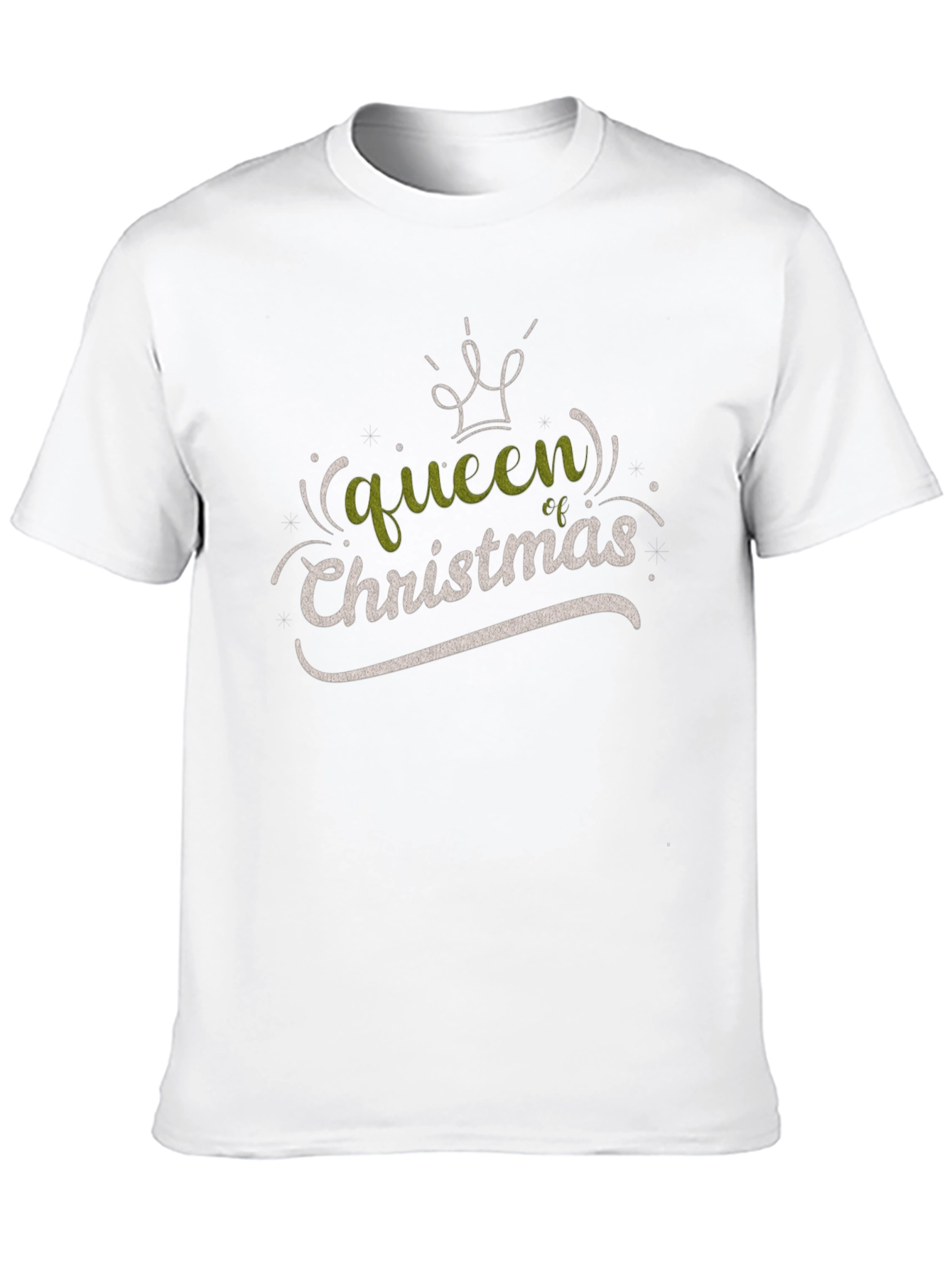 Queen of Christmas Graphic Tee - Holiday Cheer