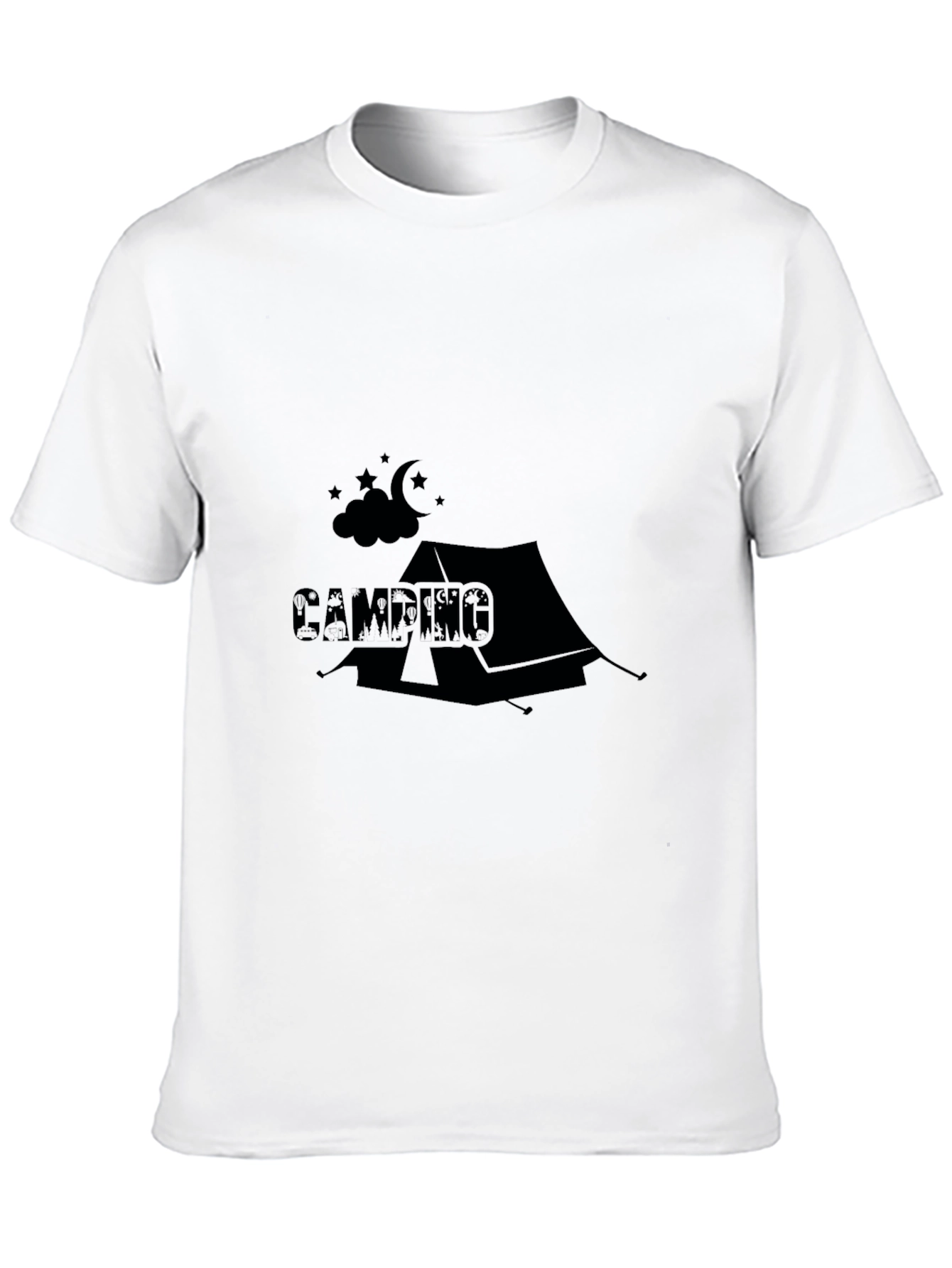 Camping Tent Graphic T-Shirt - Adventure Ready Tee