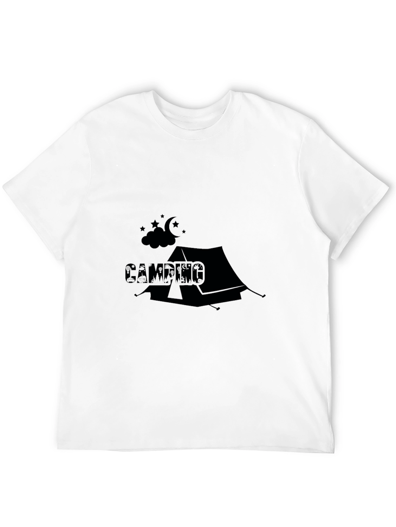 Camping Tent Graphic T-Shirt - Adventure Ready Tee
