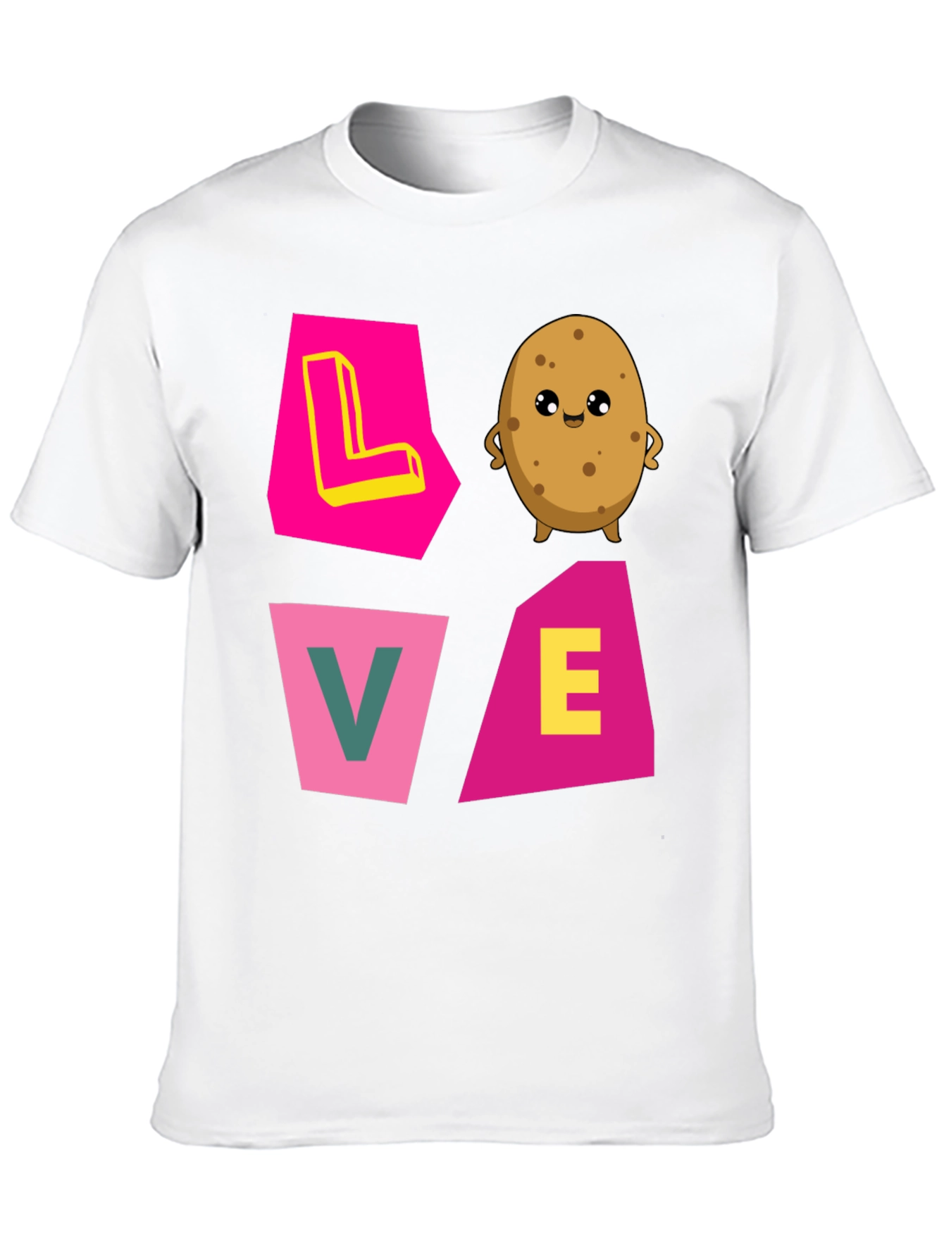 Love Potato Graphic Tee - Cute Foodie Shirt