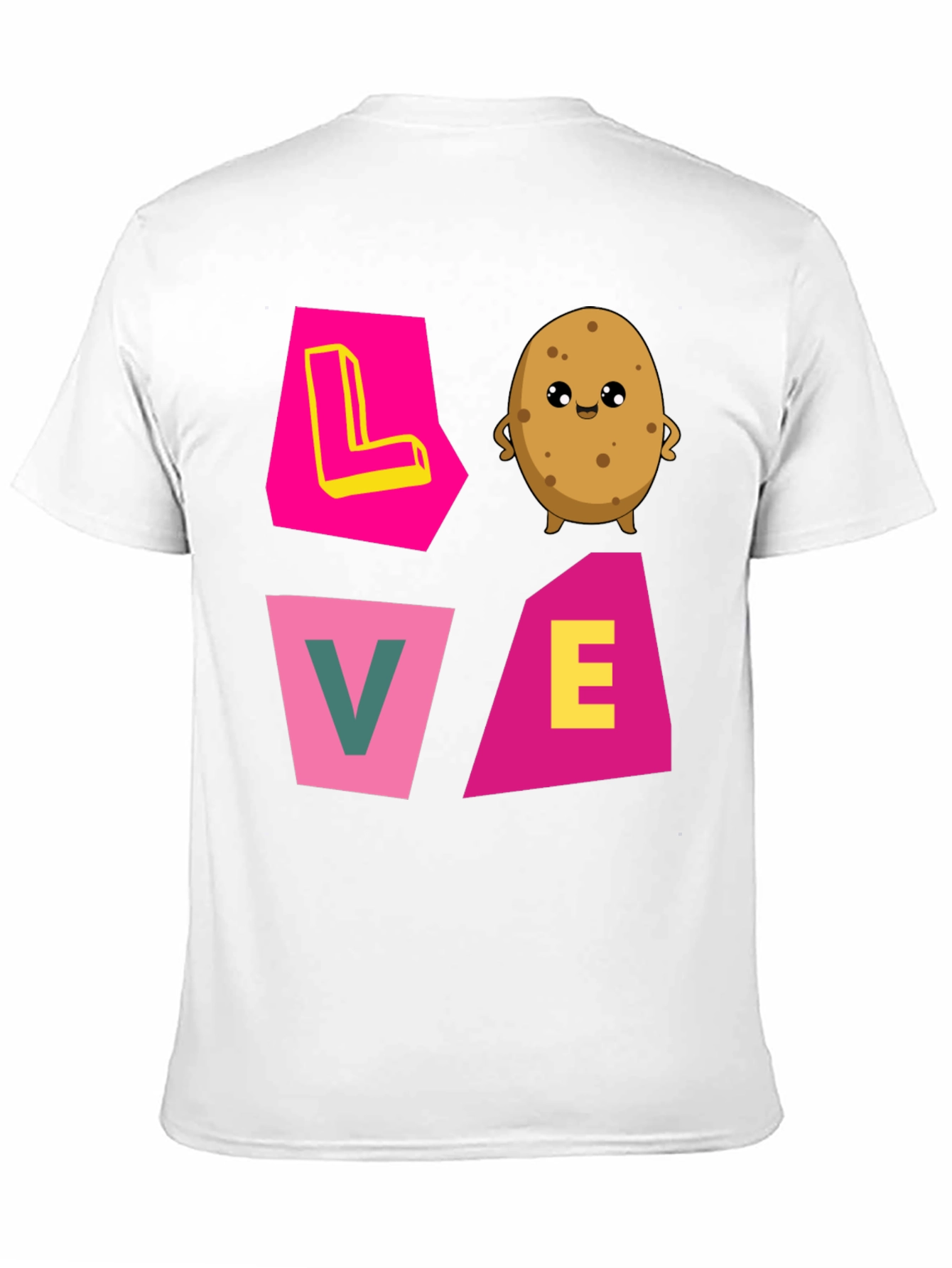 Love Potato Graphic Tee - Cute Foodie Shirt