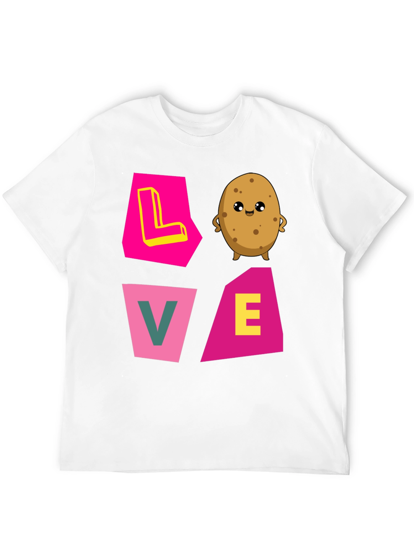Love Potato Graphic Tee - Cute Foodie Shirt