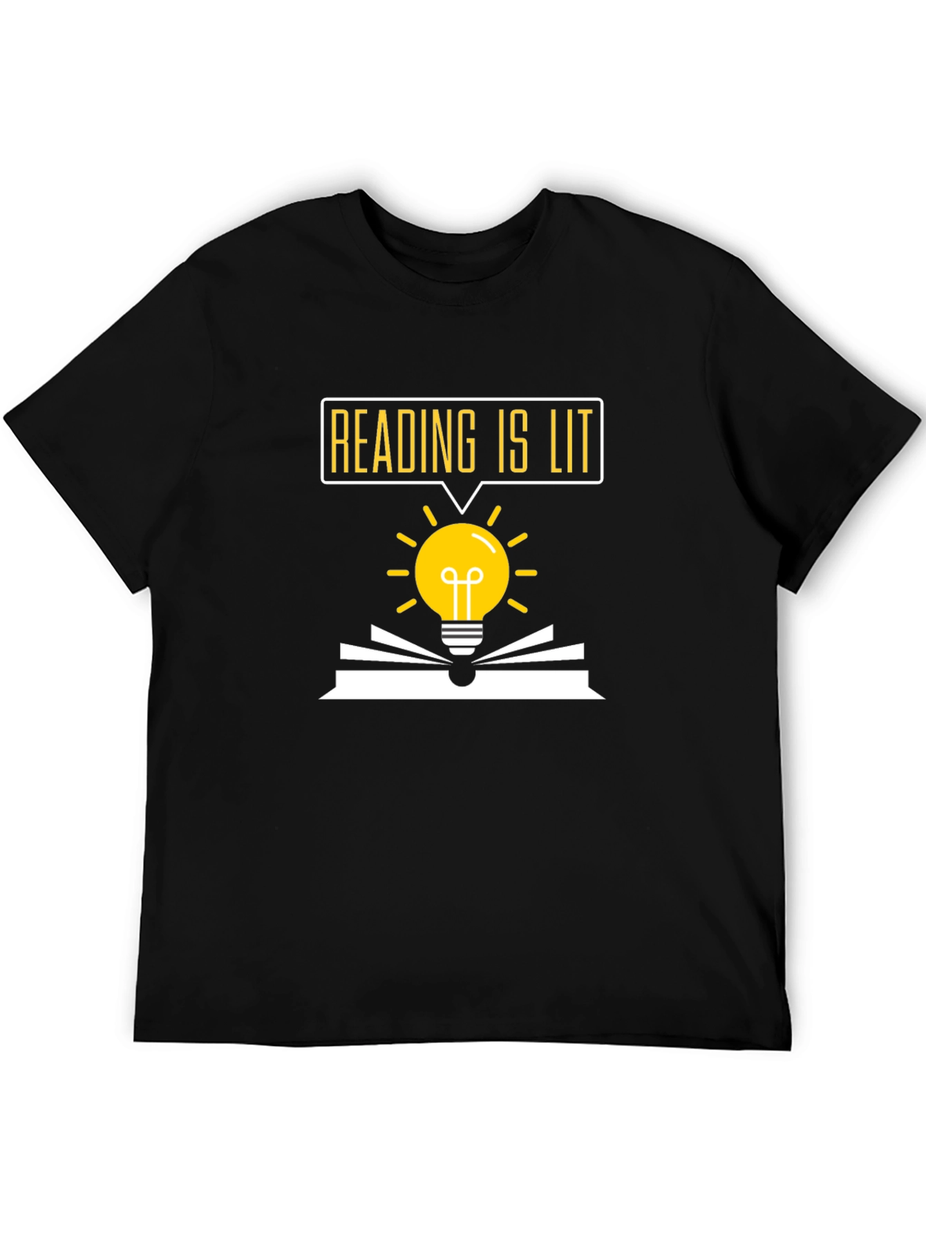 Reading is Lit T-Shirt: Bookworm Novelty Tee