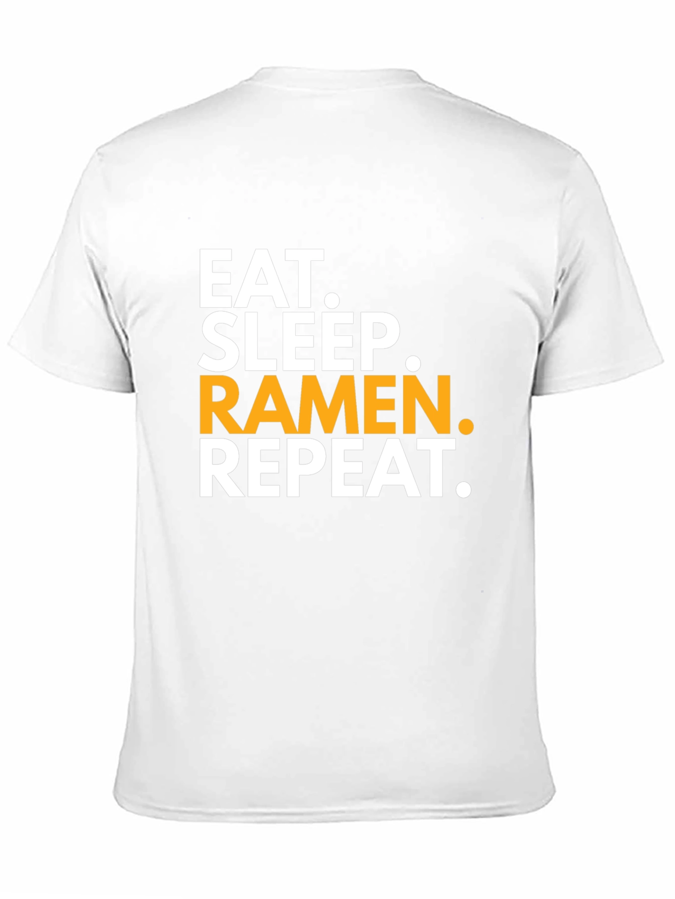 Eat Sleep Ramen Repeat Black T-Shirt