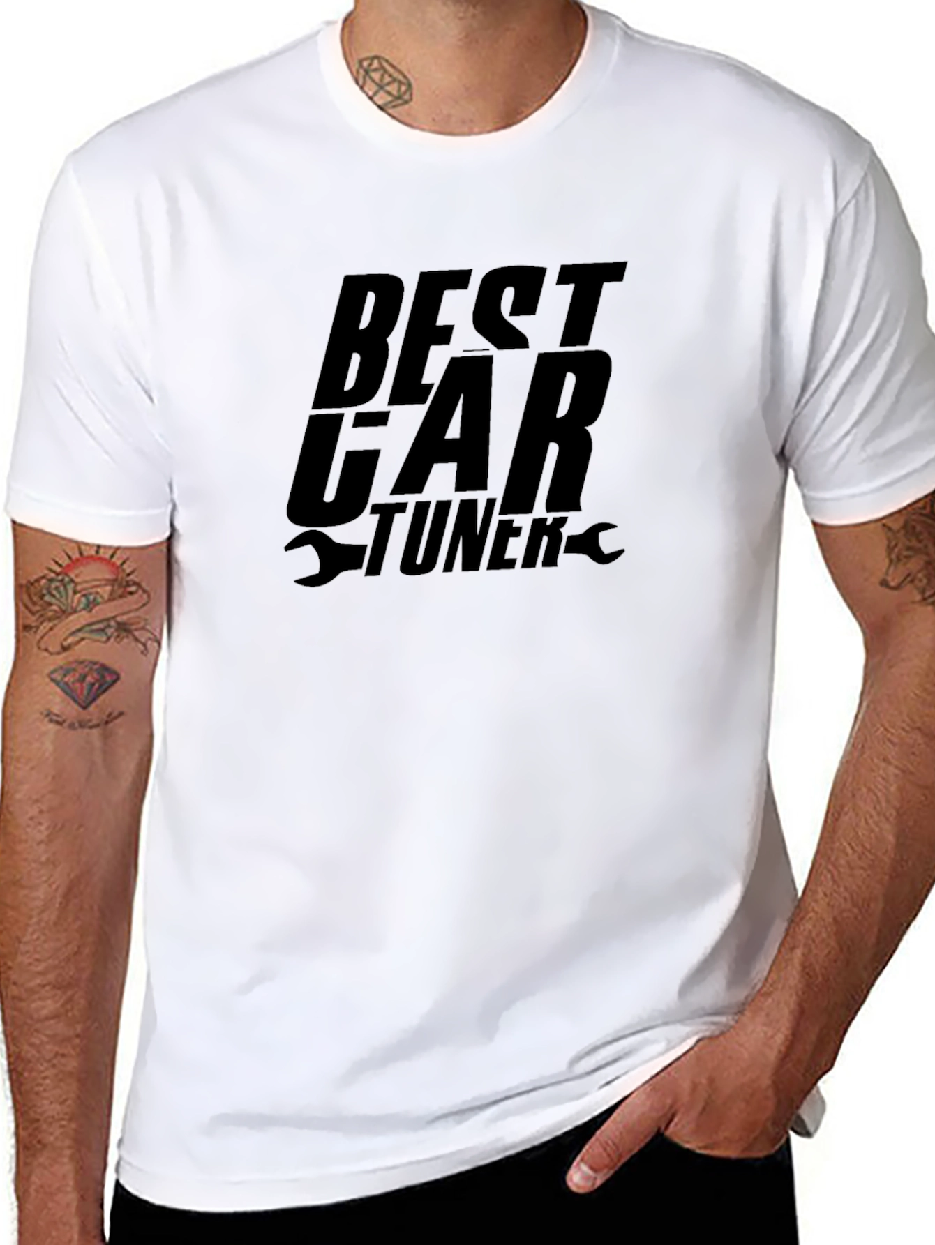 Best Car Tuner Black Graphic Tee