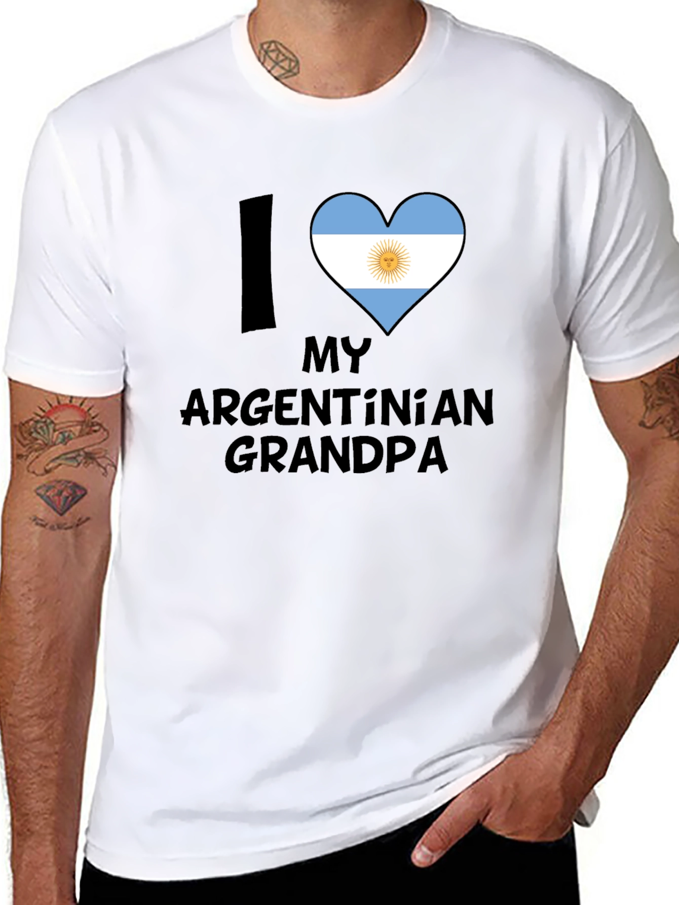 I Love My Argentinian Grandpa T-Shirt