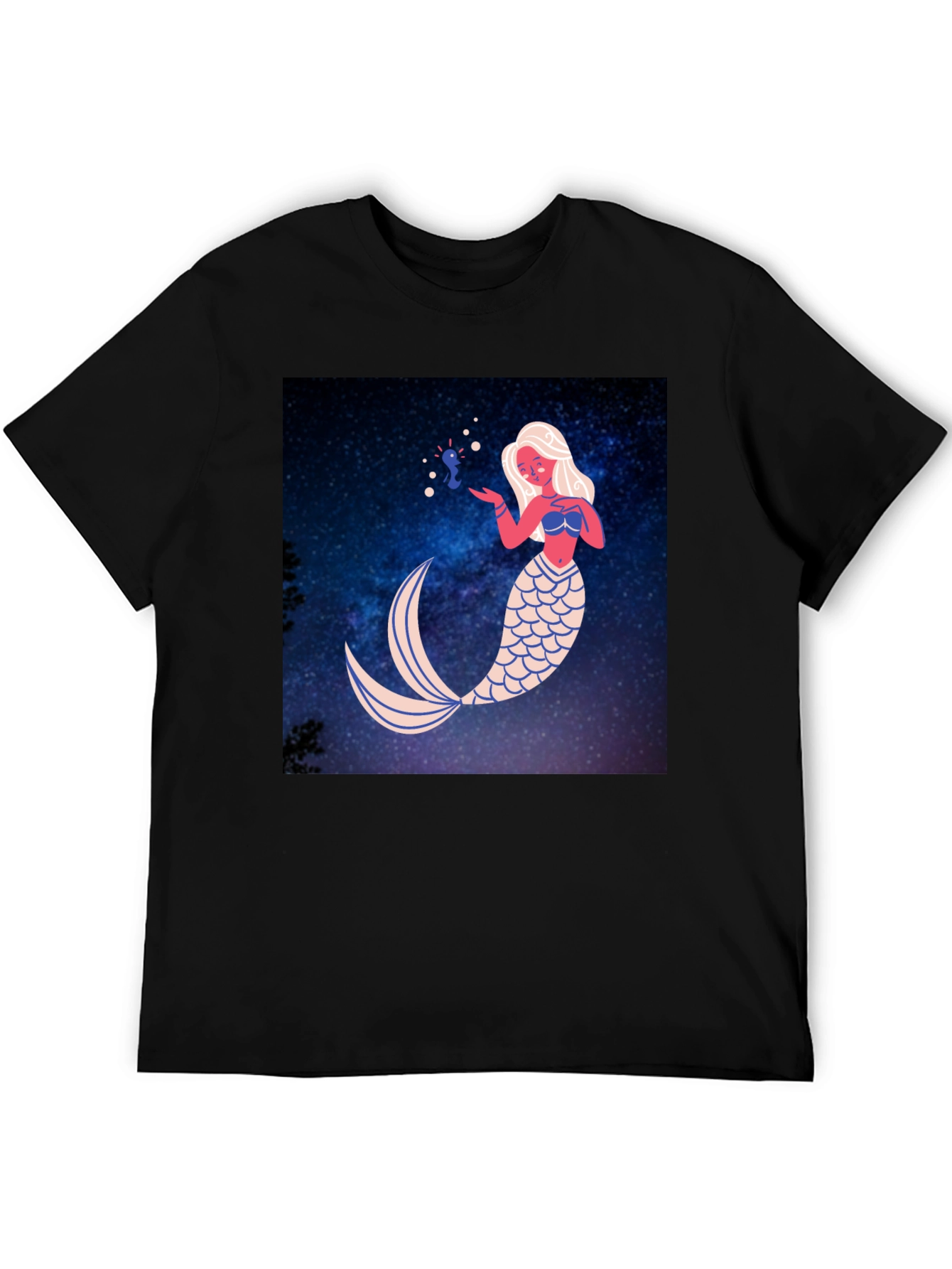 Mermaid Graphic Print T-Shirt