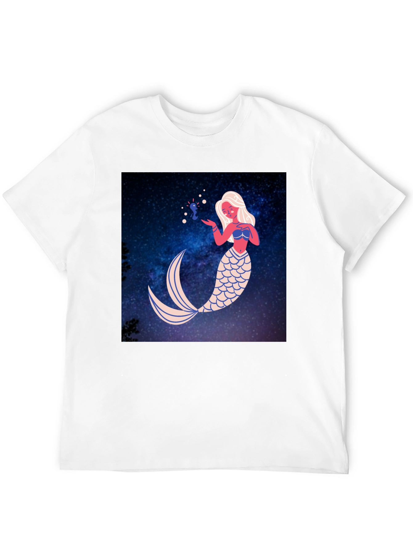 Mermaid Graphic Print T-Shirt