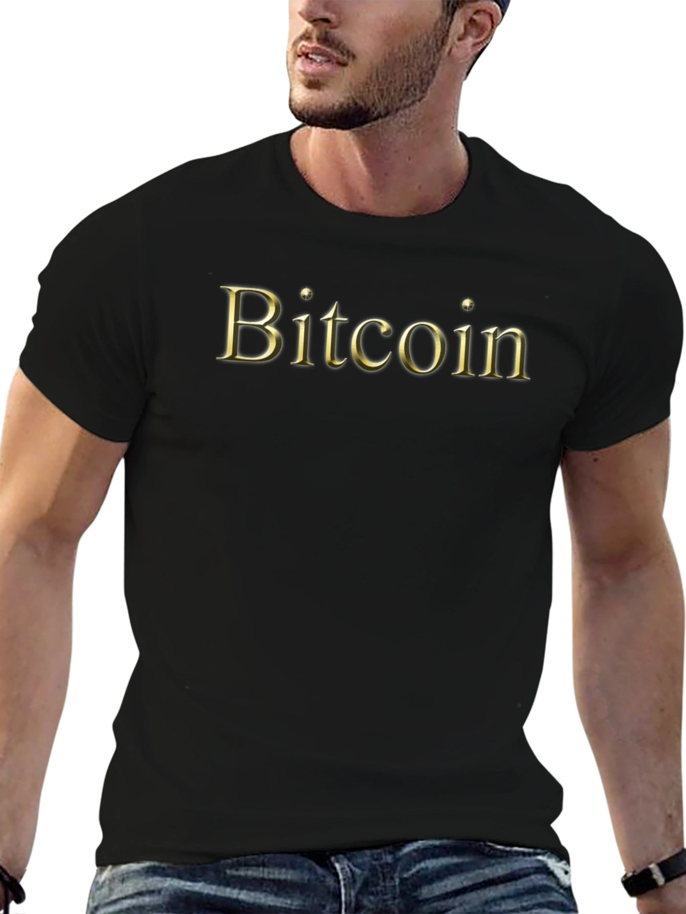 Bitcoin Graphic Tee - Black Crypto T-Shirt
