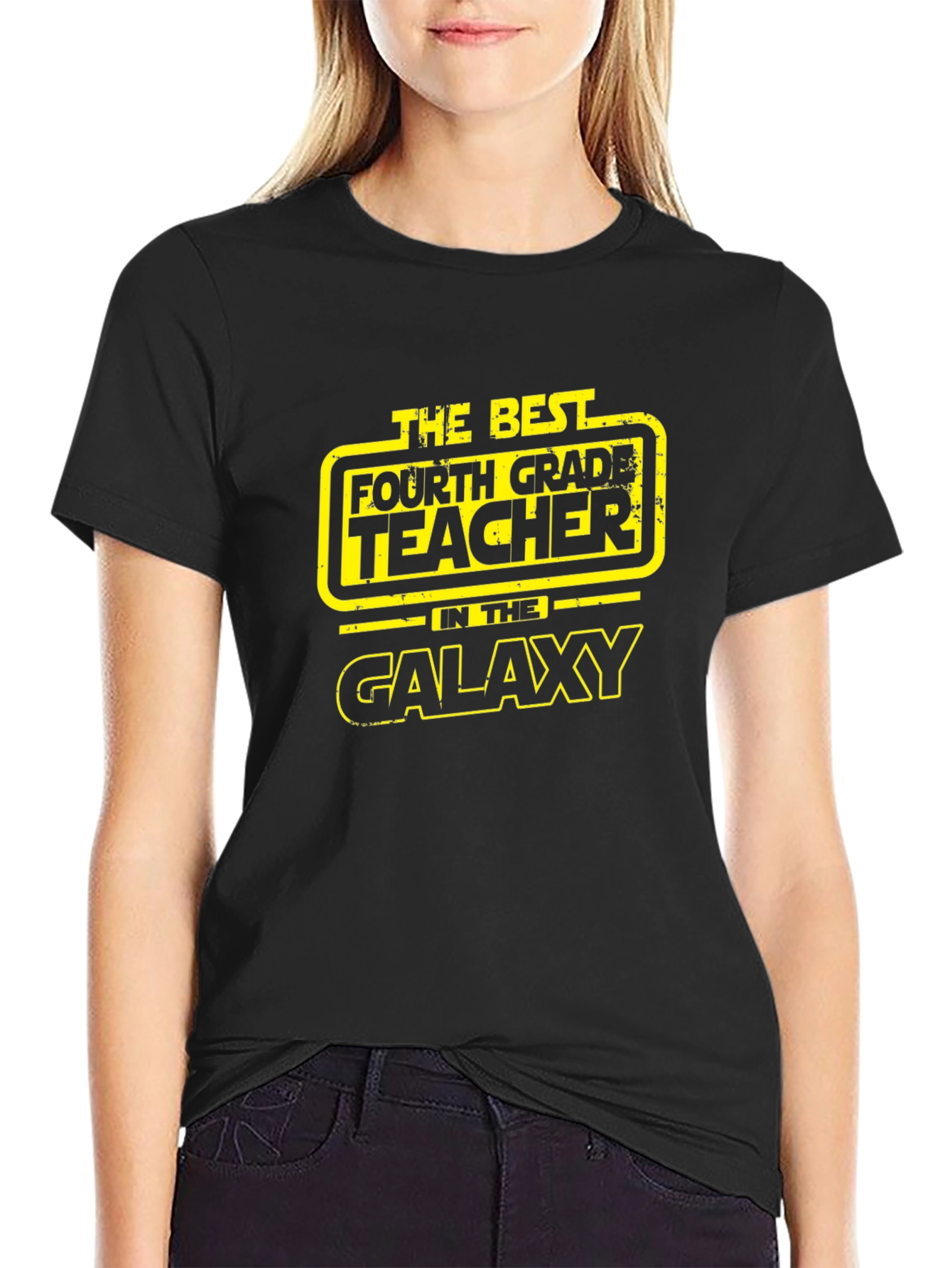 Best Fourth Grade Teacher Galaxy T-Shirt