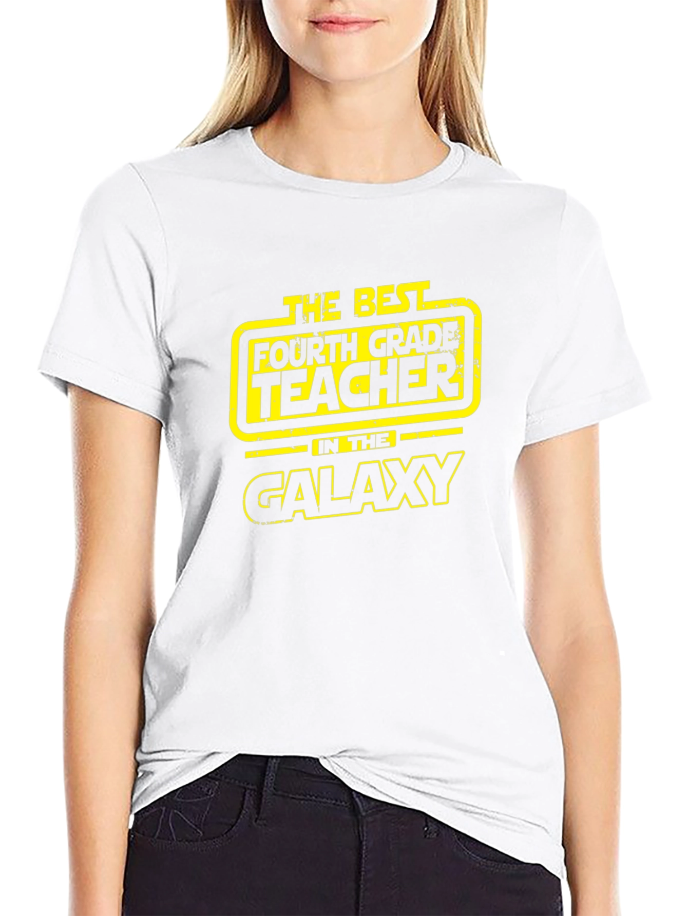 Best Fourth Grade Teacher Galaxy T-Shirt